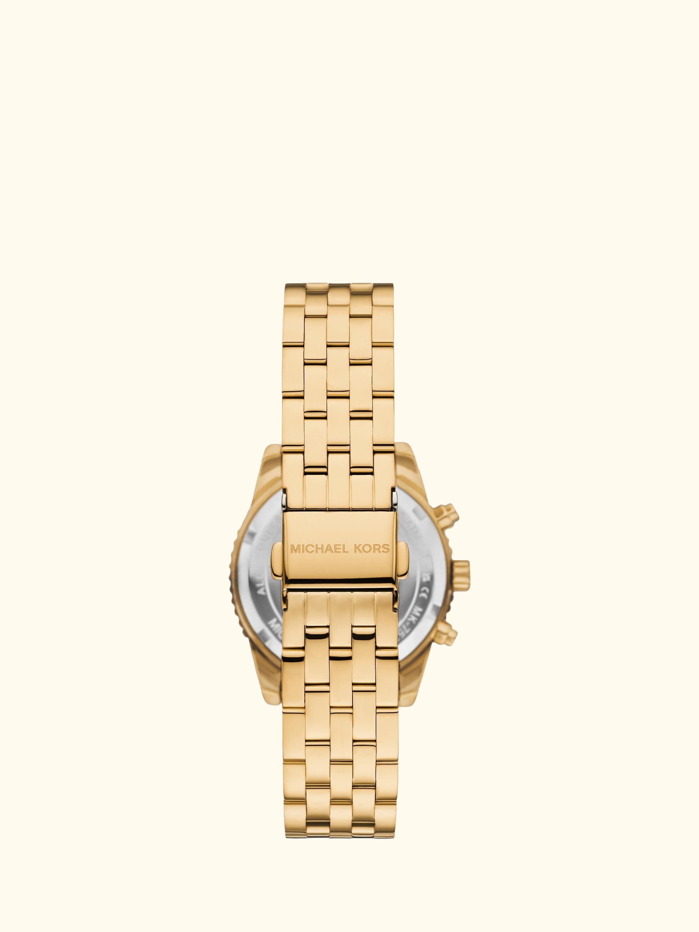 MK7530 Women's Mini Bryant Chronograph Bracelet Strap Watch, Gold