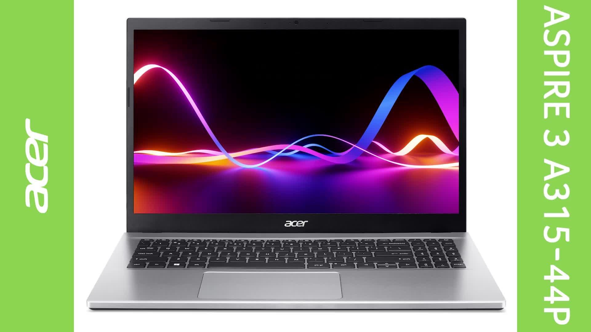 Aspire 3 Laptop, AMD Ryzen 5 Processor, 8GB RAM, 512GB SSD, 15.6" Full HD, Silver