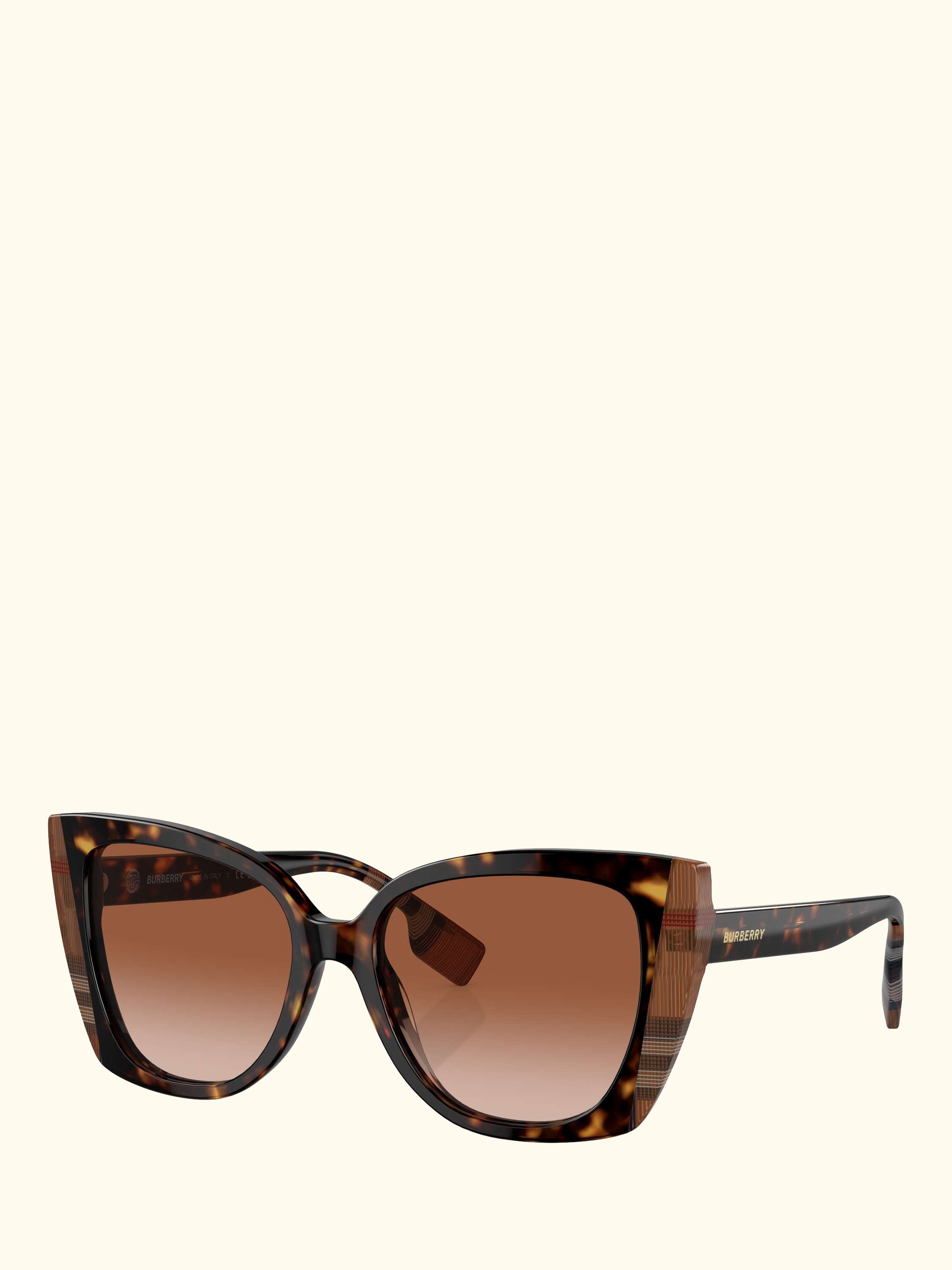 BE4393 Women's Cat's Eye Sunglasses, Havana