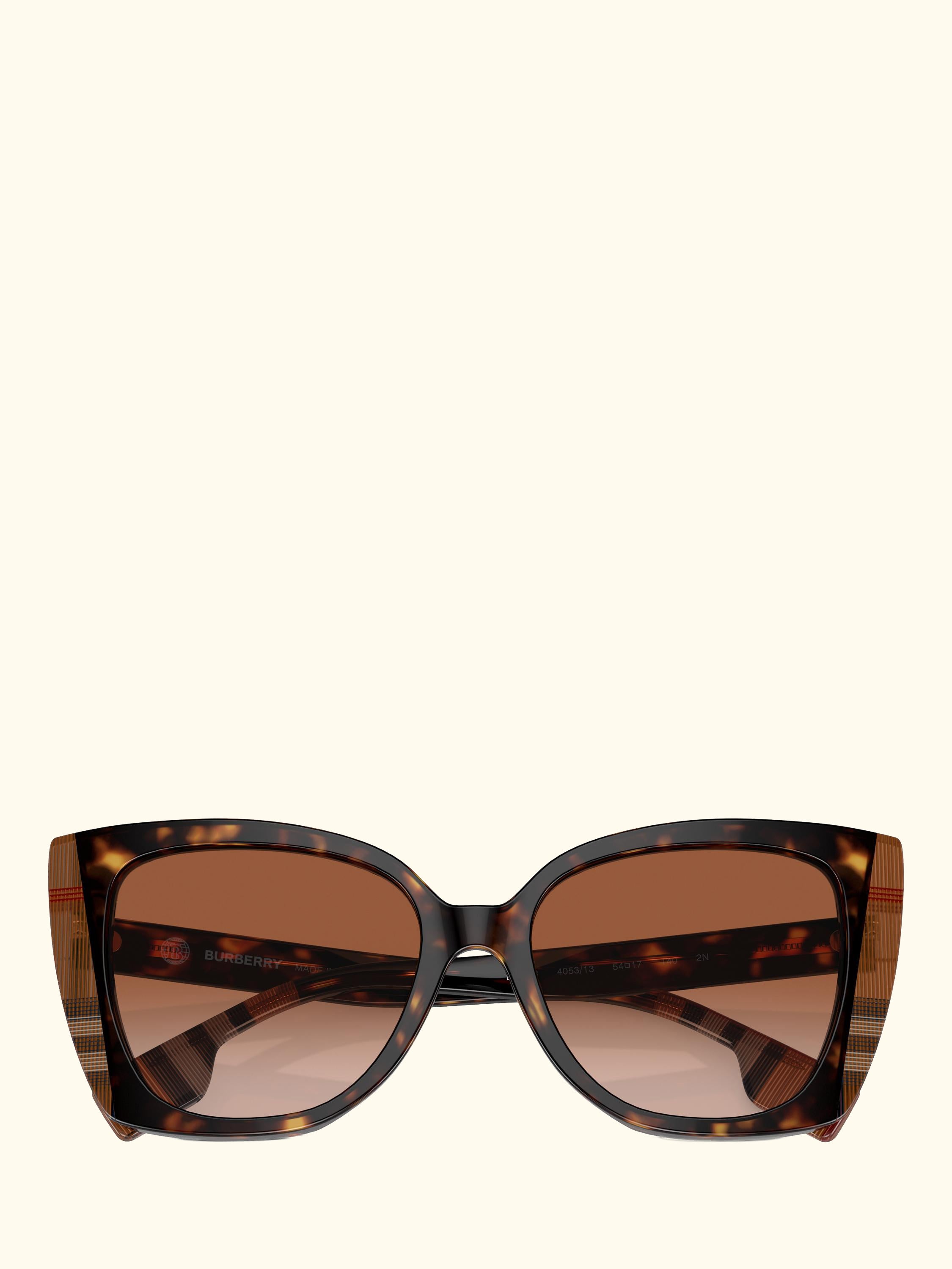 BE4393 Women's Cat's Eye Sunglasses, Havana