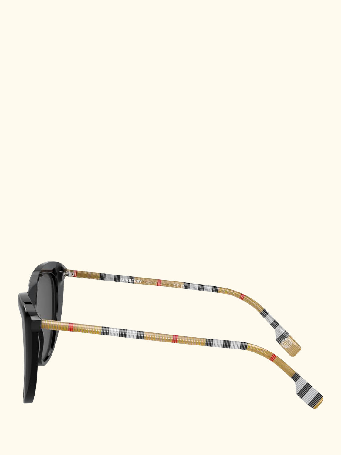 BE4407 Women's Cat's Eye Sunglasses, Black/Grey