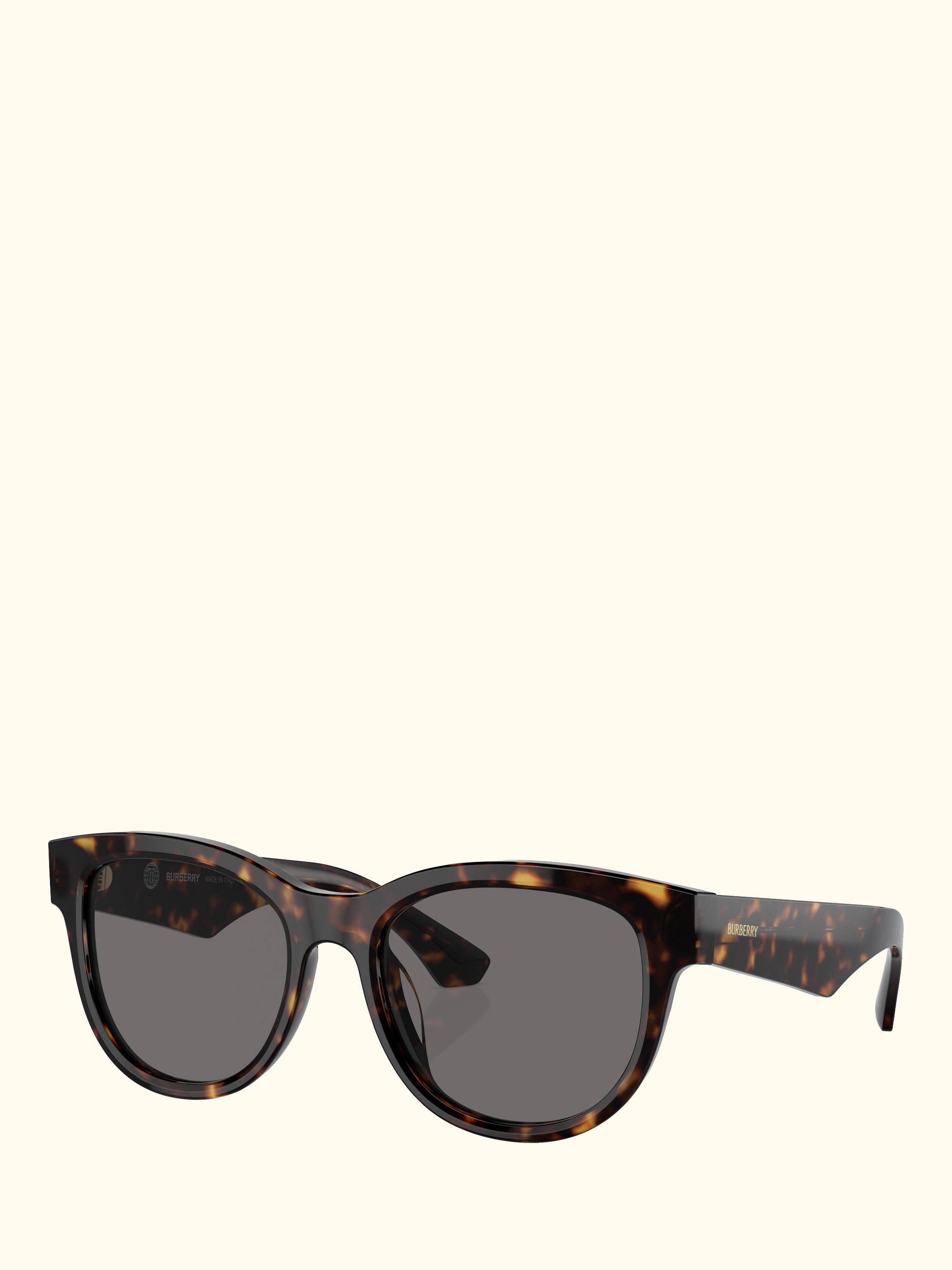 BE4432 Women's Oversized Polarised Oval Sunglasses, Havana/Grey