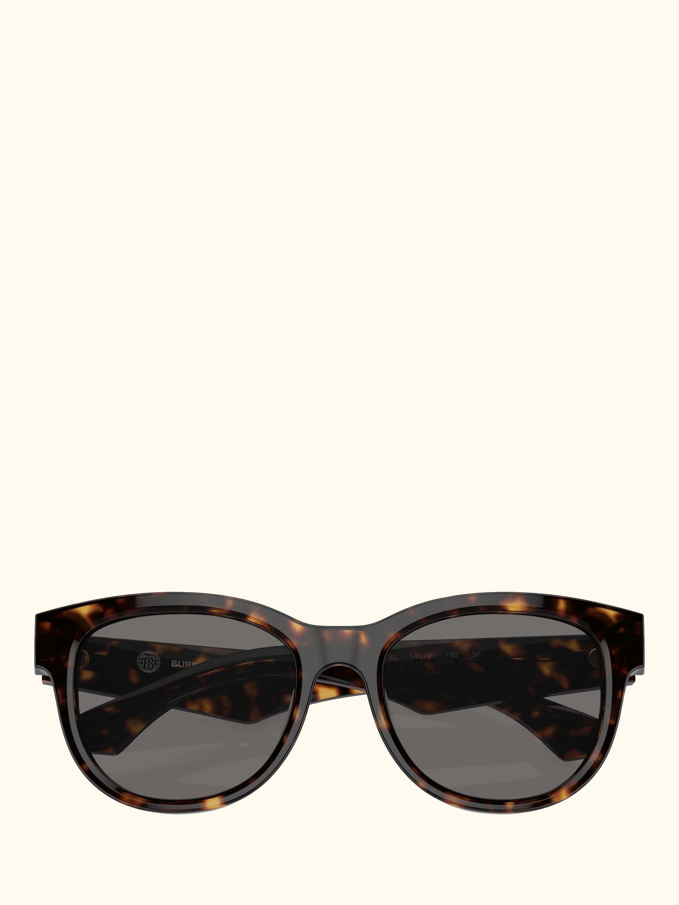 BE4432 Women's Oversized Polarised Oval Sunglasses, Havana/Grey