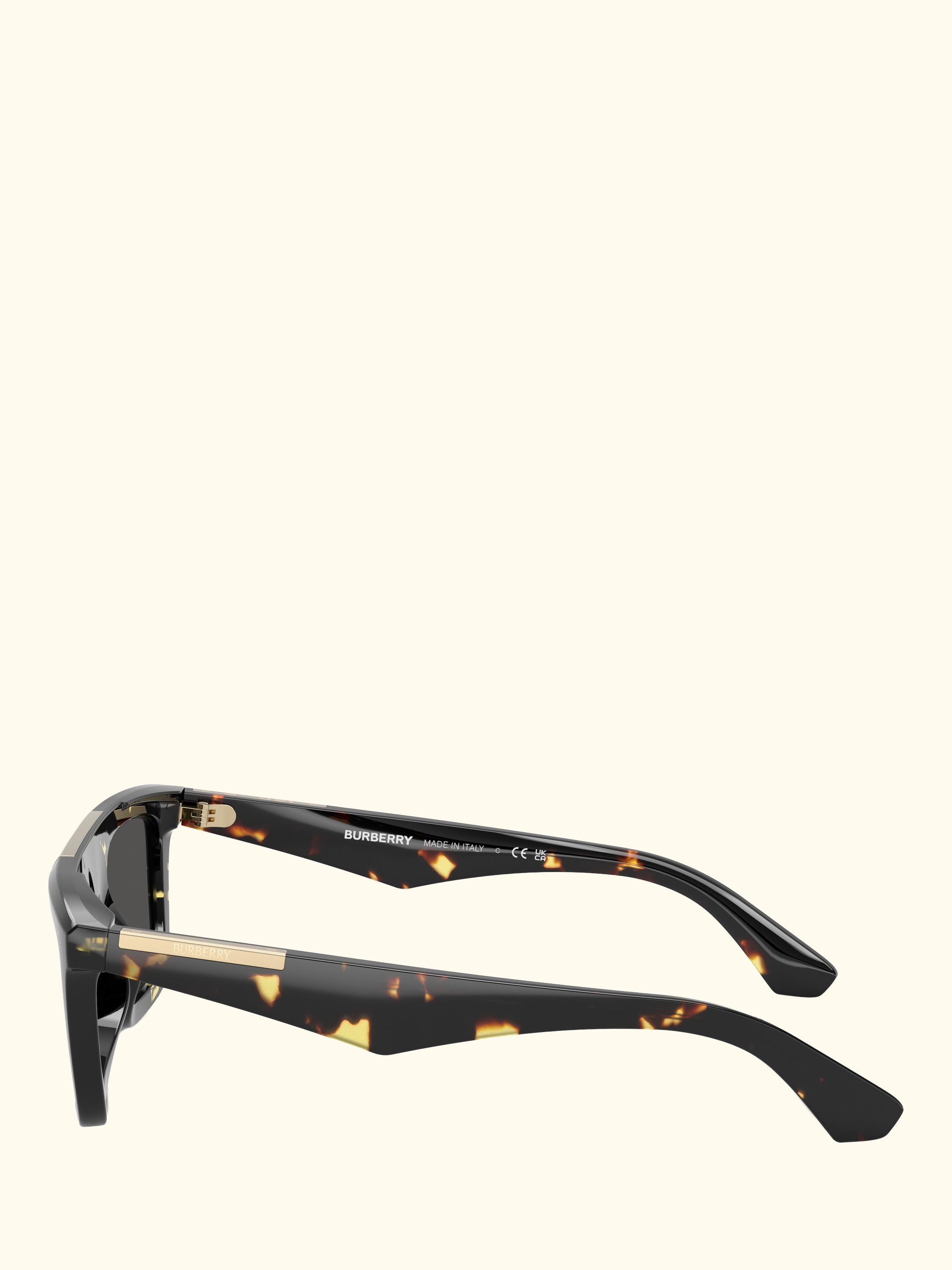 BE4451U Men's D-Frame Sunglasses, Multi/Black