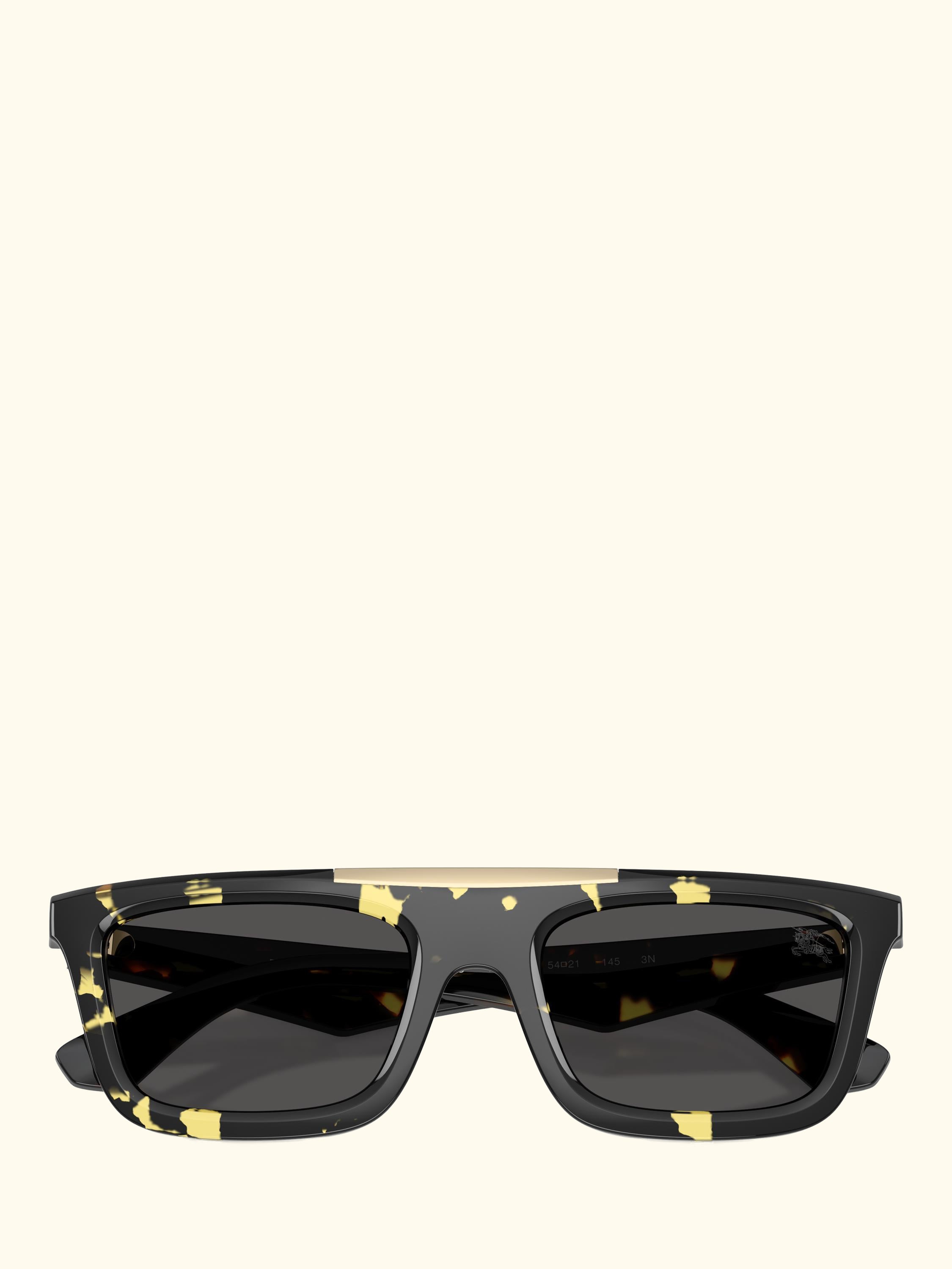 BE4451U Men's D-Frame Sunglasses, Multi/Black