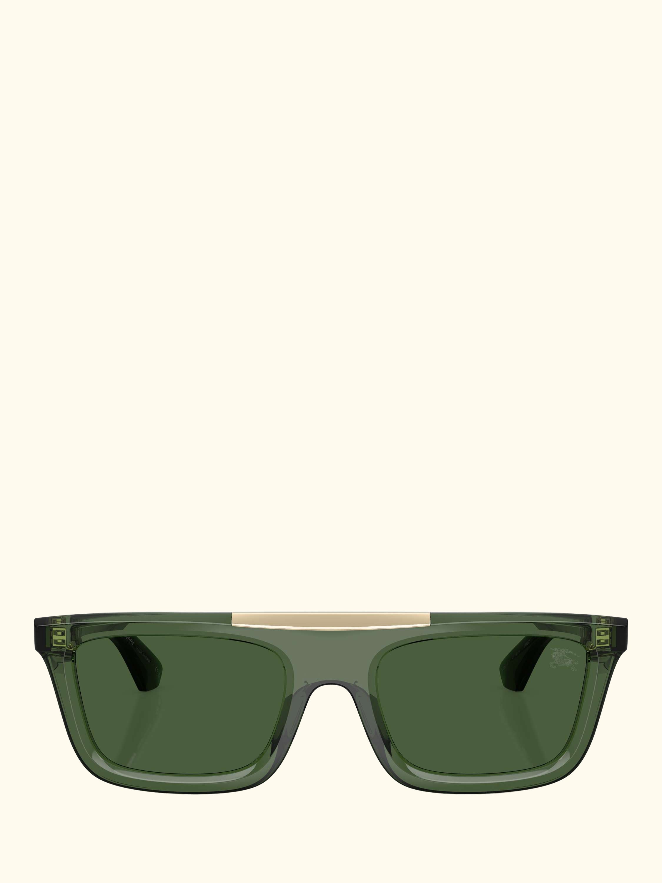 BE4451U Men's Rectangular Sunglasses, Green
