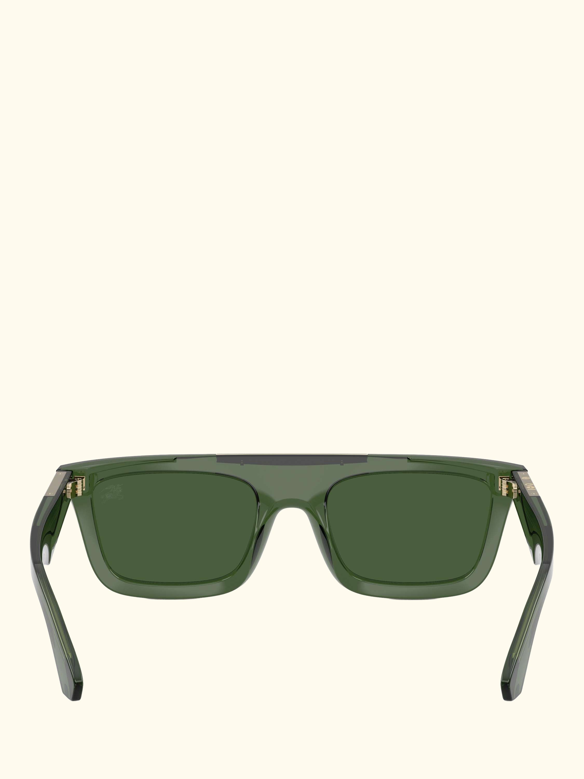 BE4451U Men's Rectangular Sunglasses, Green