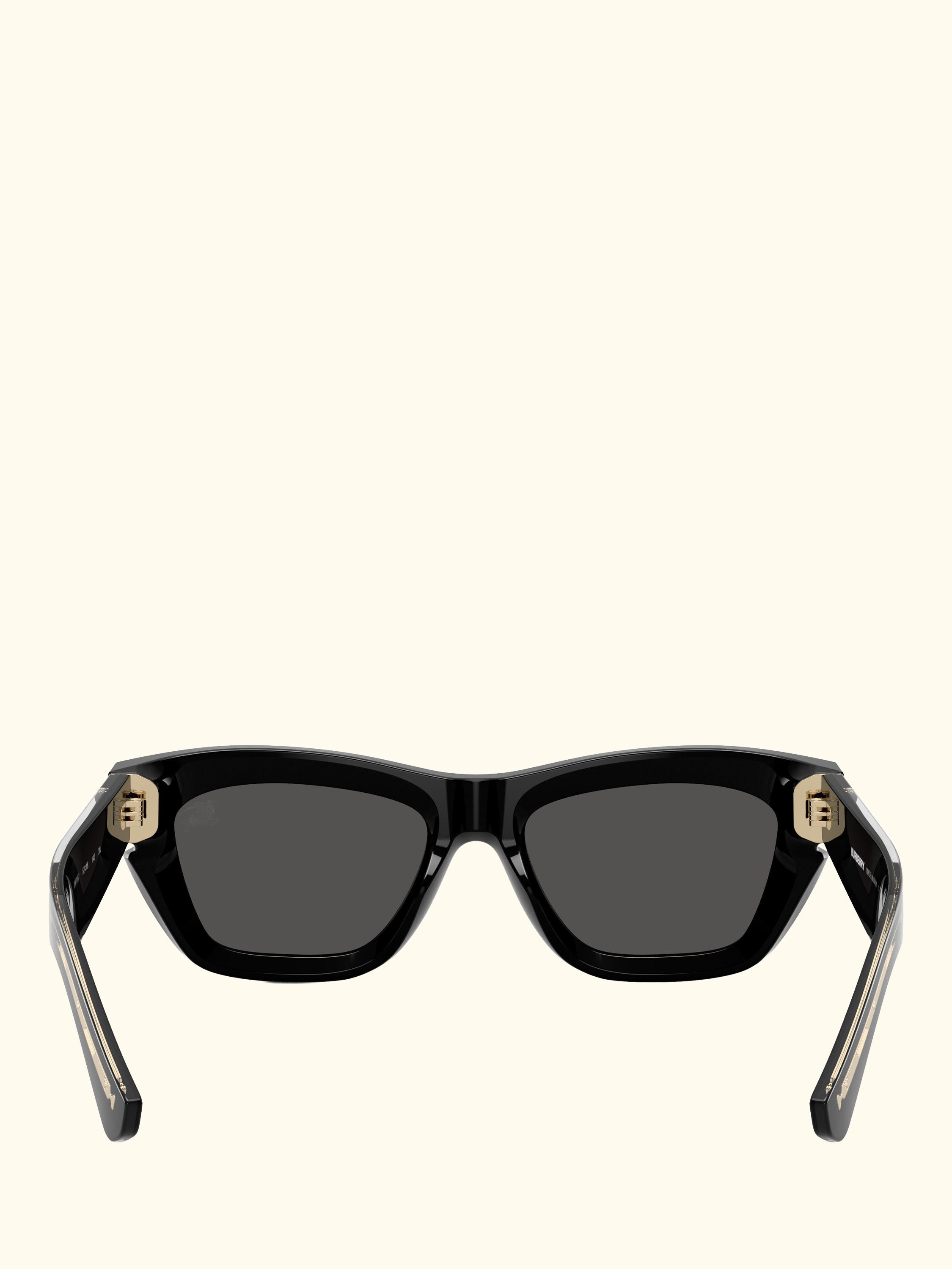 BE4454 Women's Cat Eye Sunglasses, Black
