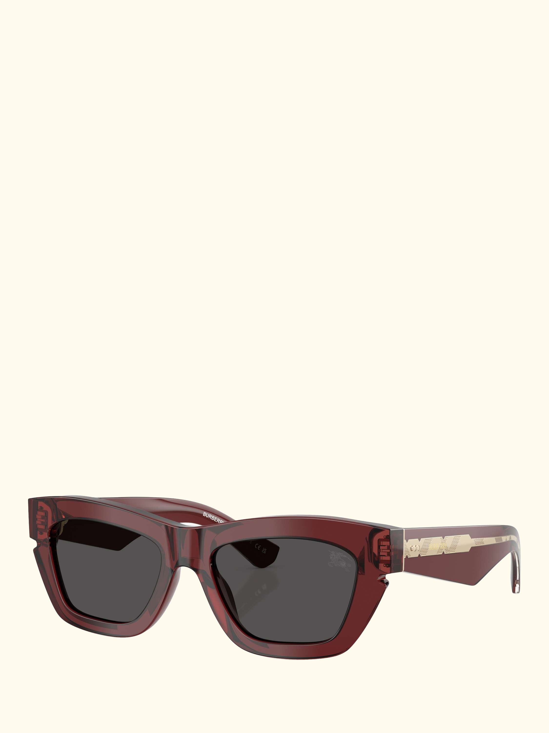 BE4454 Women's Cat Eye Sunglasses, Red
