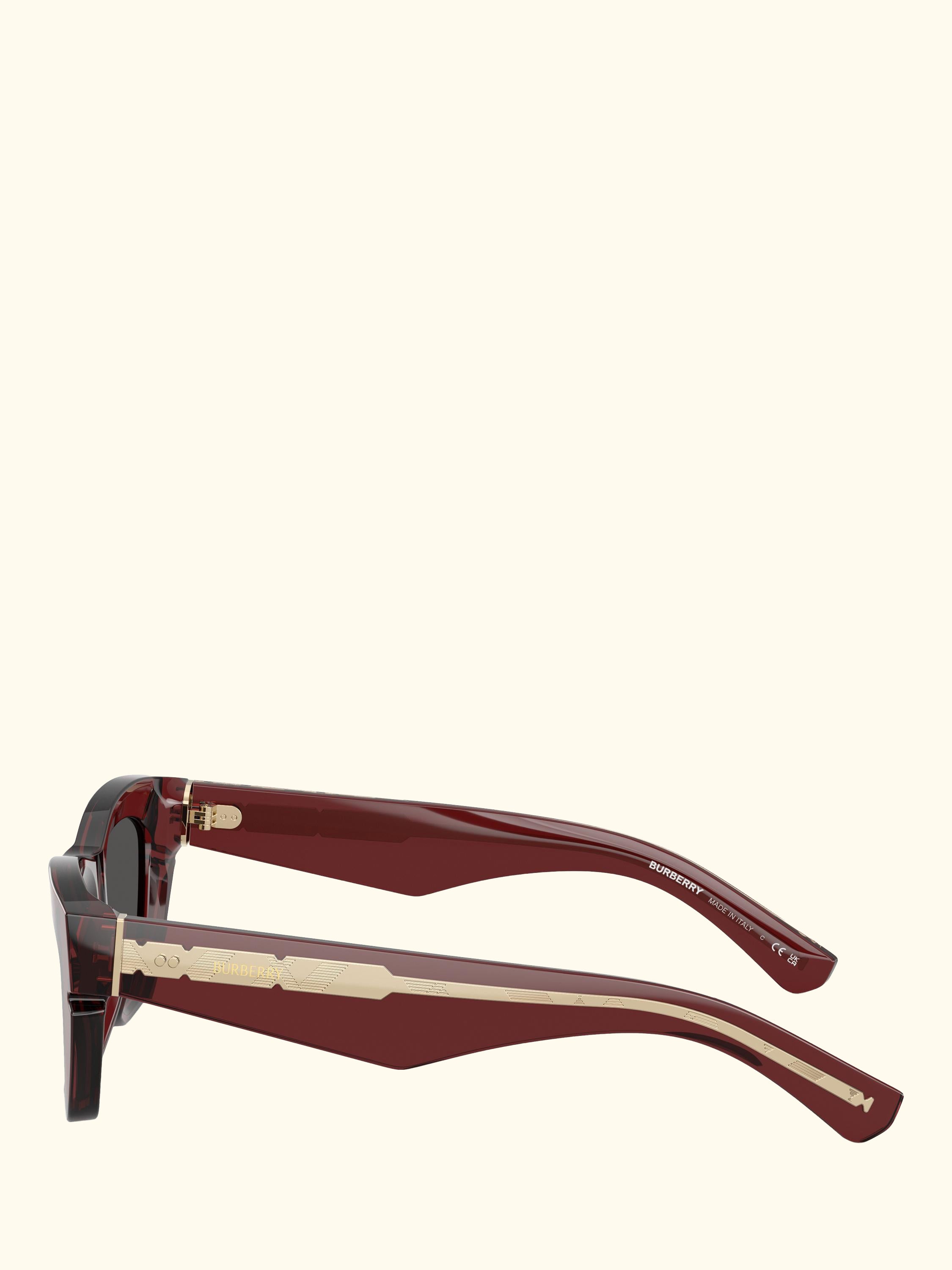 BE4454 Women's Cat Eye Sunglasses, Red