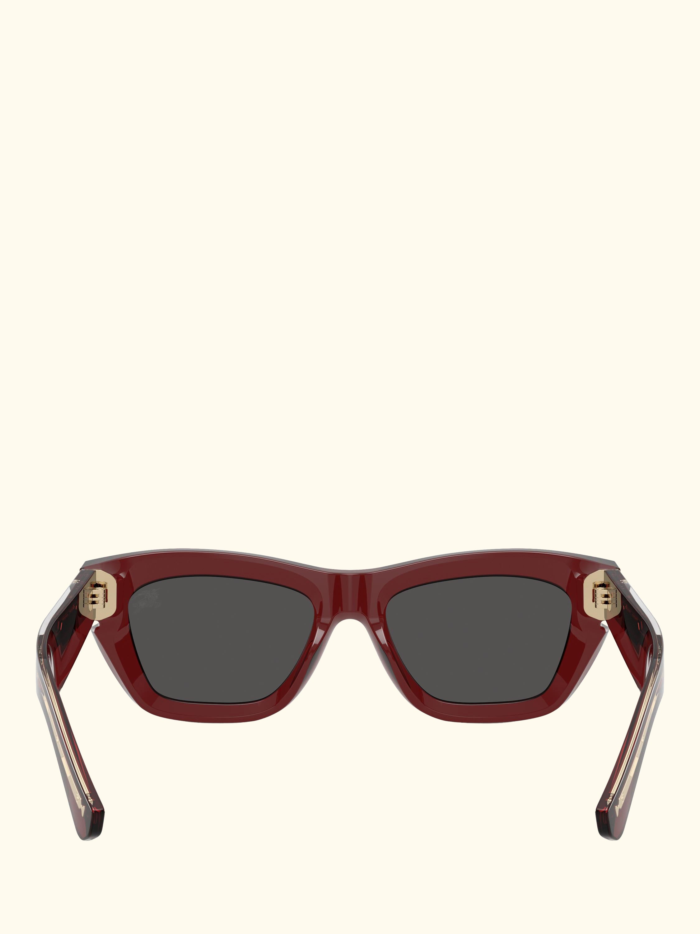 BE4454 Women's Cat Eye Sunglasses, Red