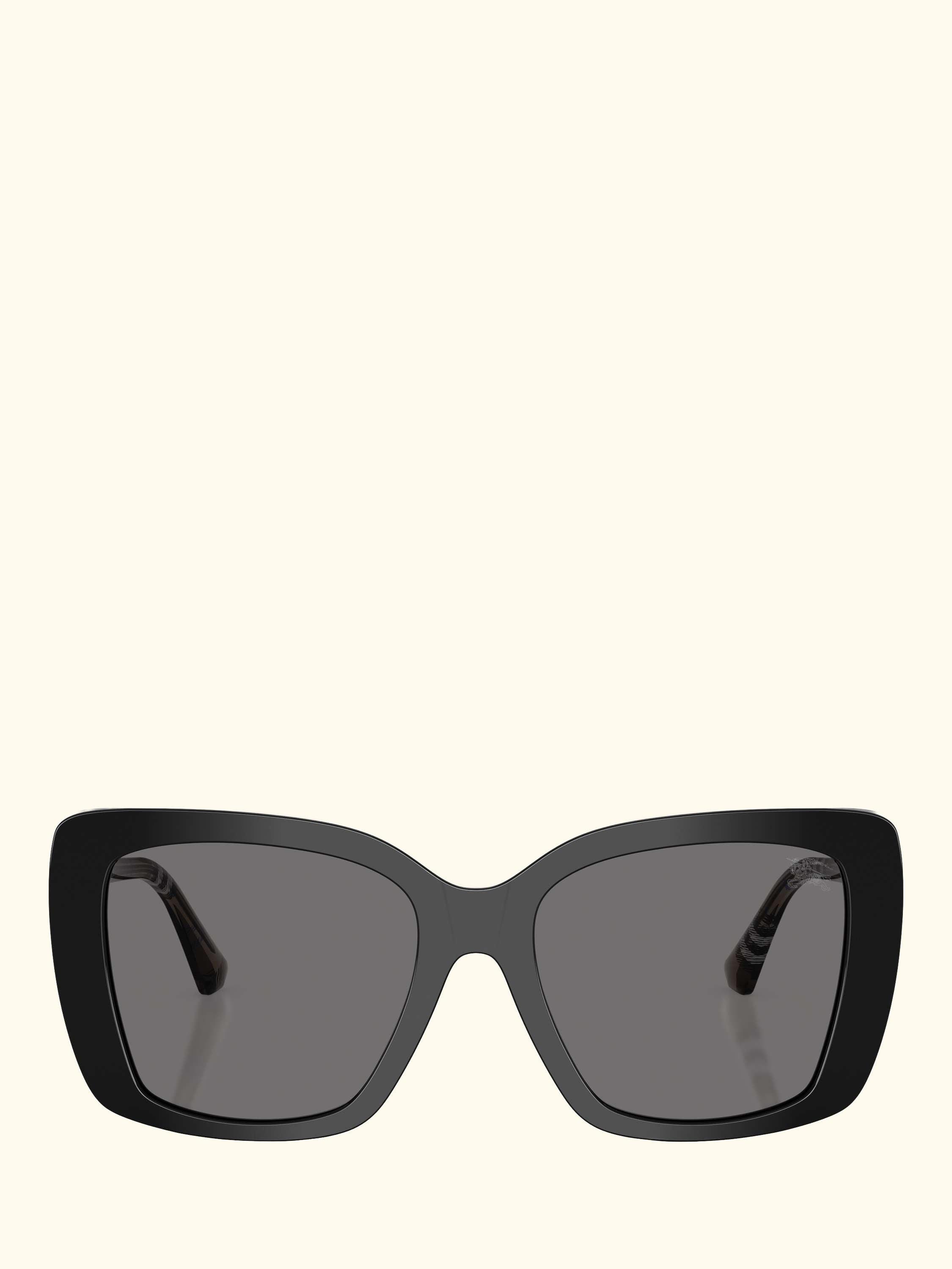 BE4456 Women's Polarised Square Sunglasses, Black/Grey