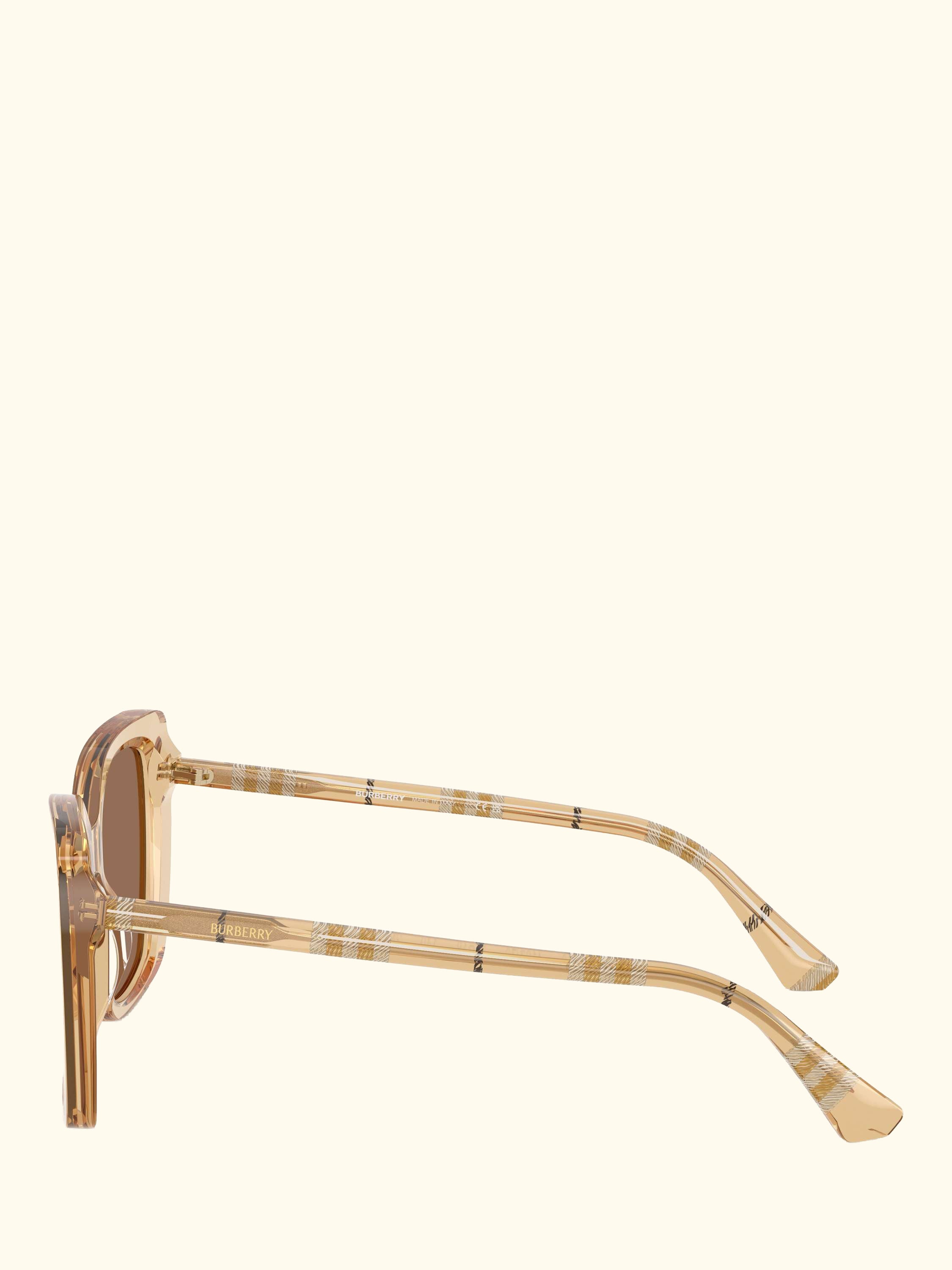 BE44564 Women's Square Sunglasses, Light Brown/Brown