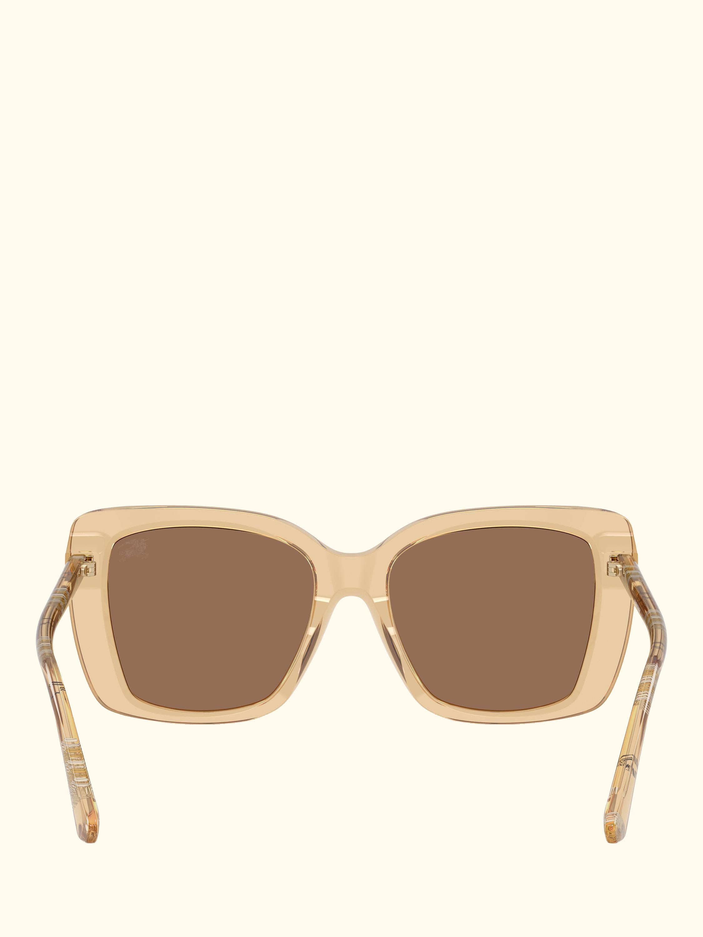 BE44564 Women's Square Sunglasses, Light Brown/Brown