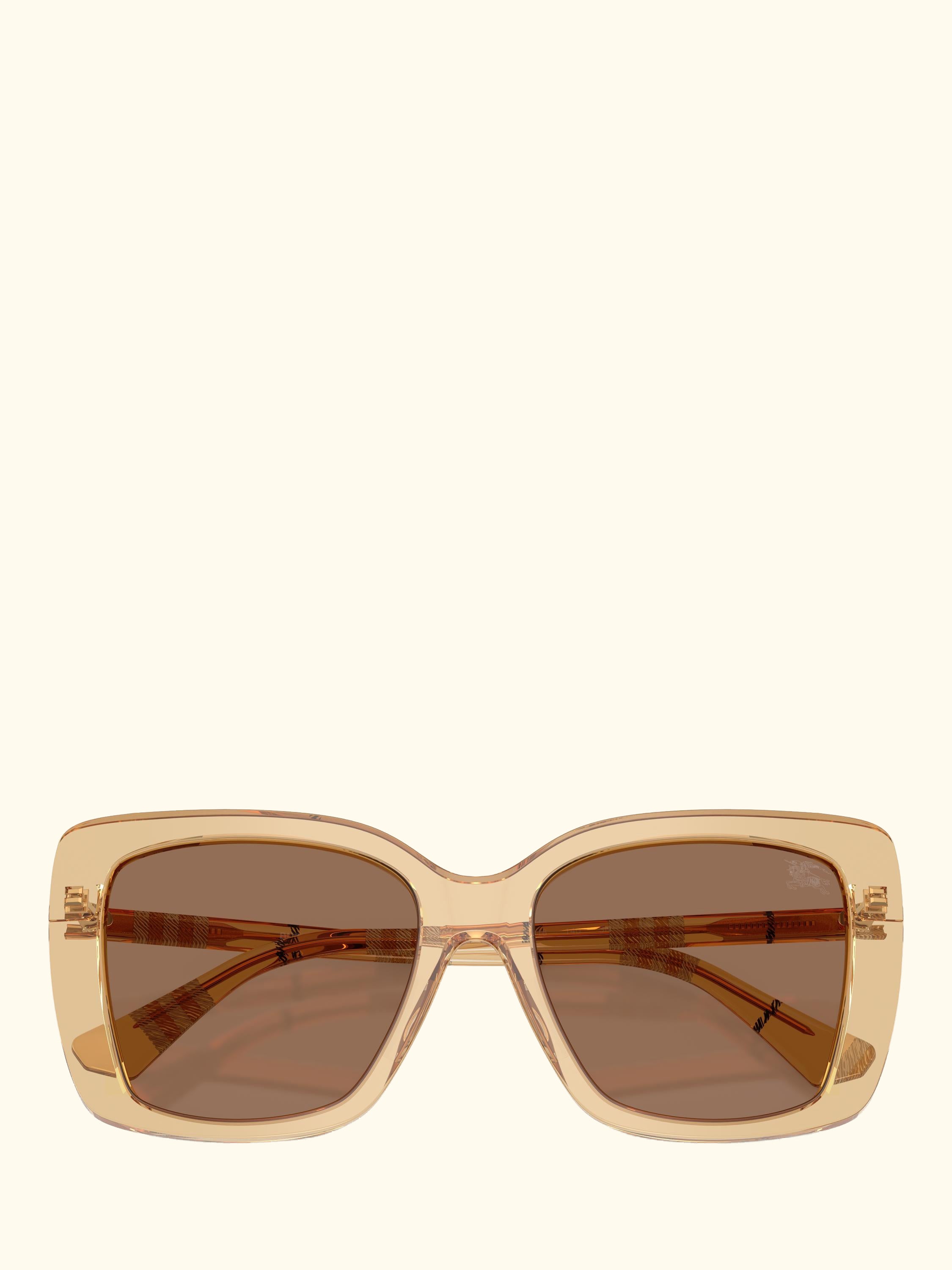 BE44564 Women's Square Sunglasses, Light Brown/Brown