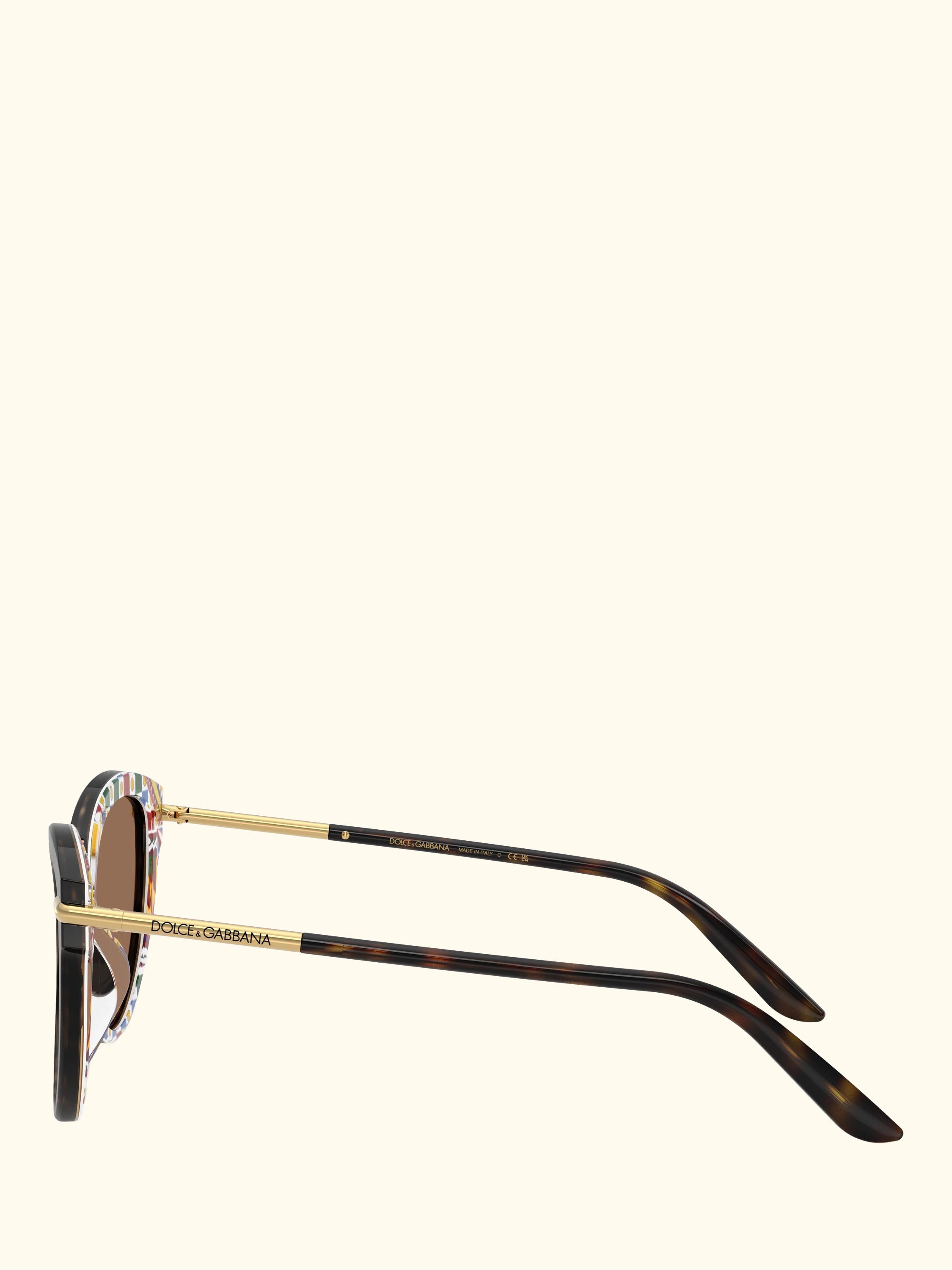 DG4492 Women's Butterfly Sunglasses, Havana/Brown