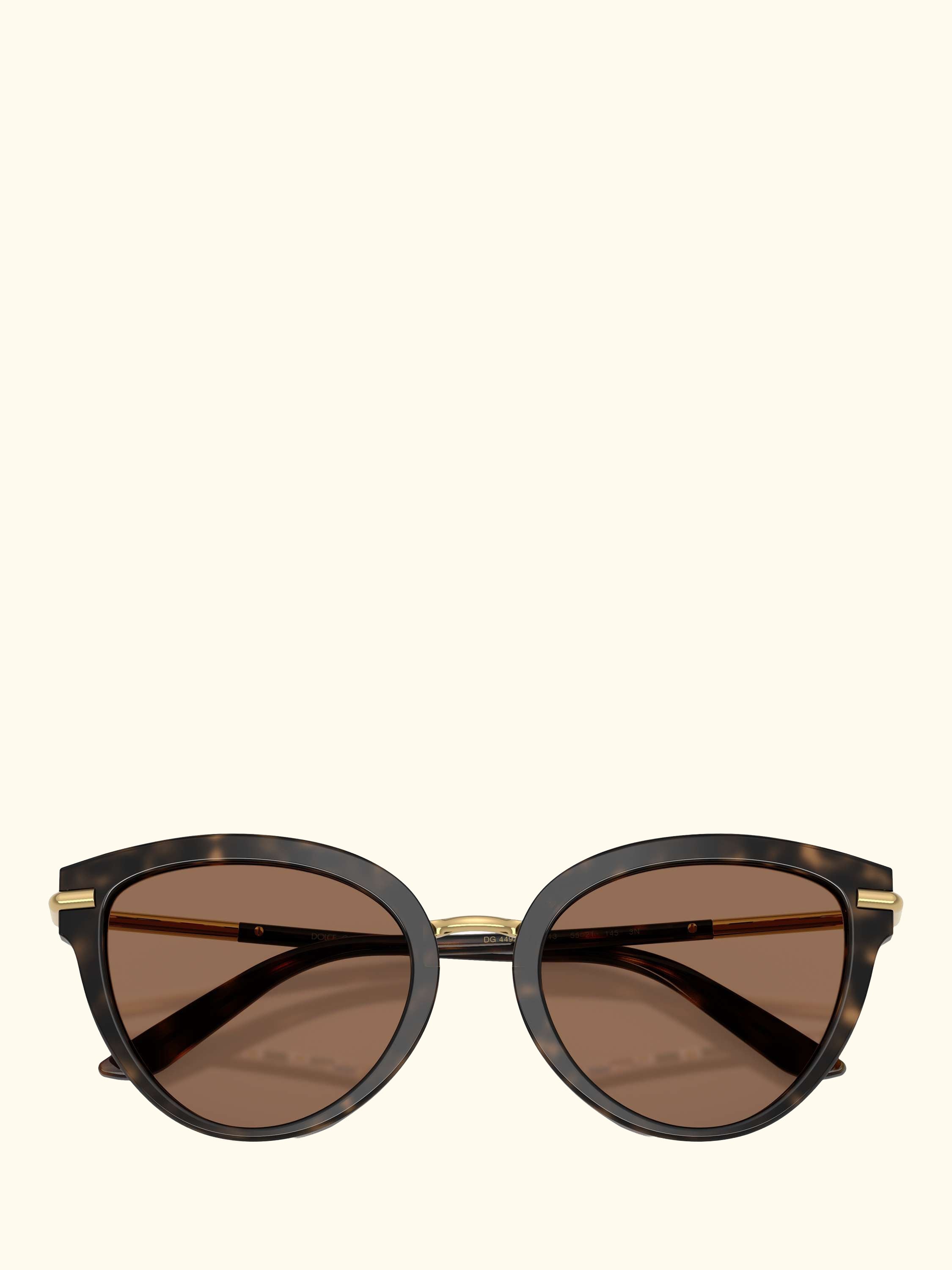 DG4492 Women's Butterfly Sunglasses, Havana/Brown