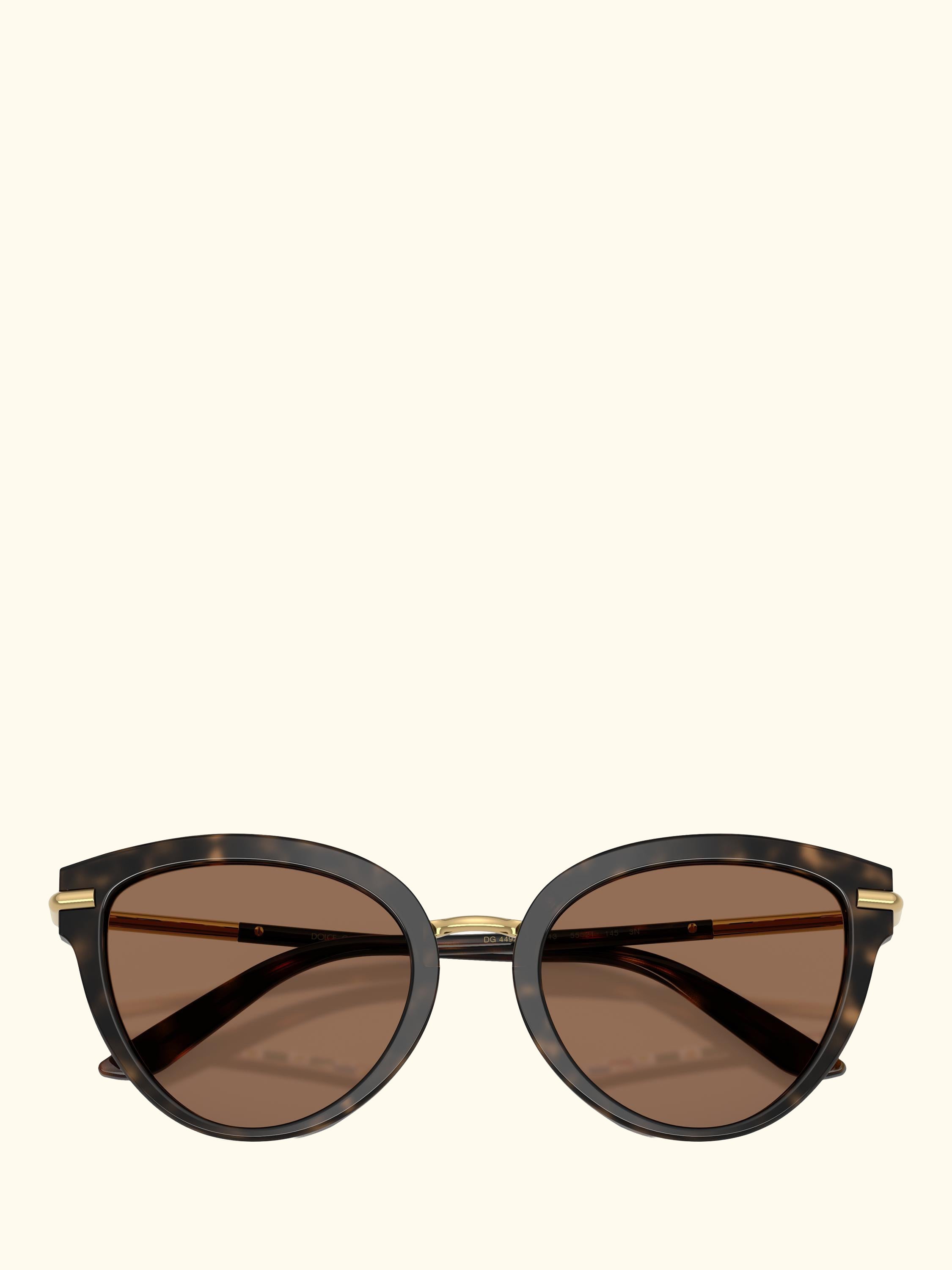 DG4492 Women's Butterfly Sunglasses, Havana/Brown