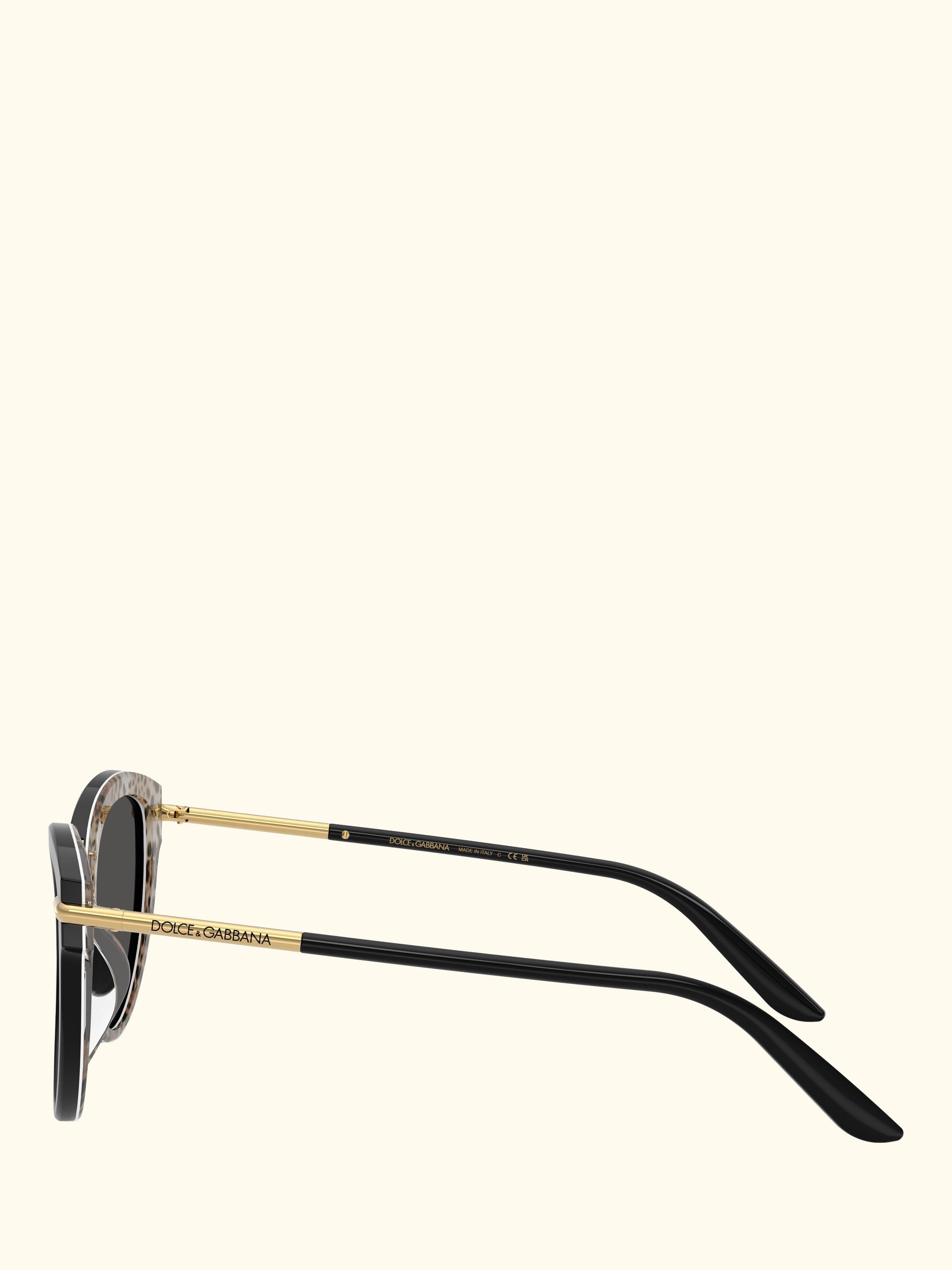 DG4492 Women's Butterfly Sunglasses, Black