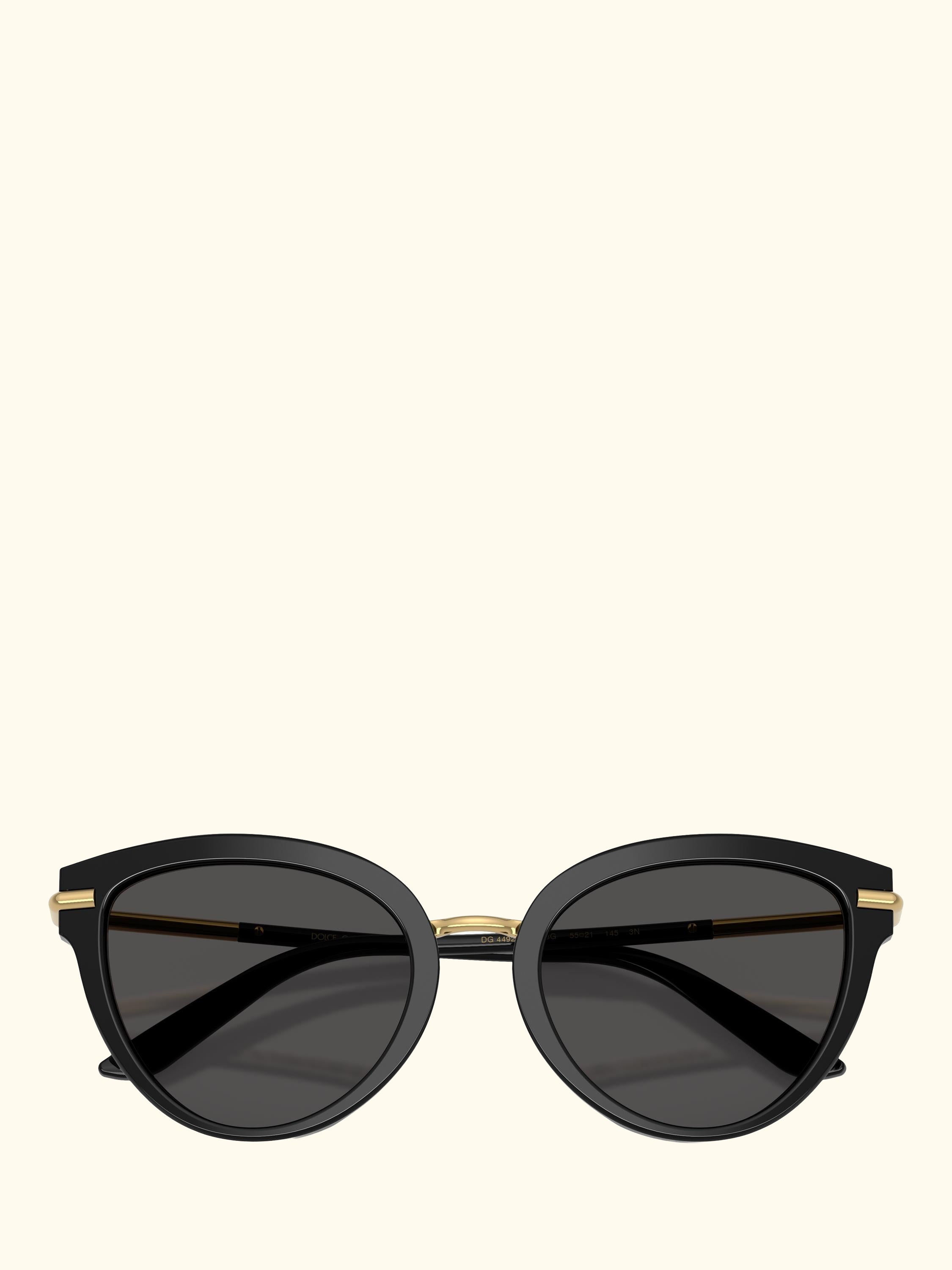 DG4492 Women's Butterfly Sunglasses, Black