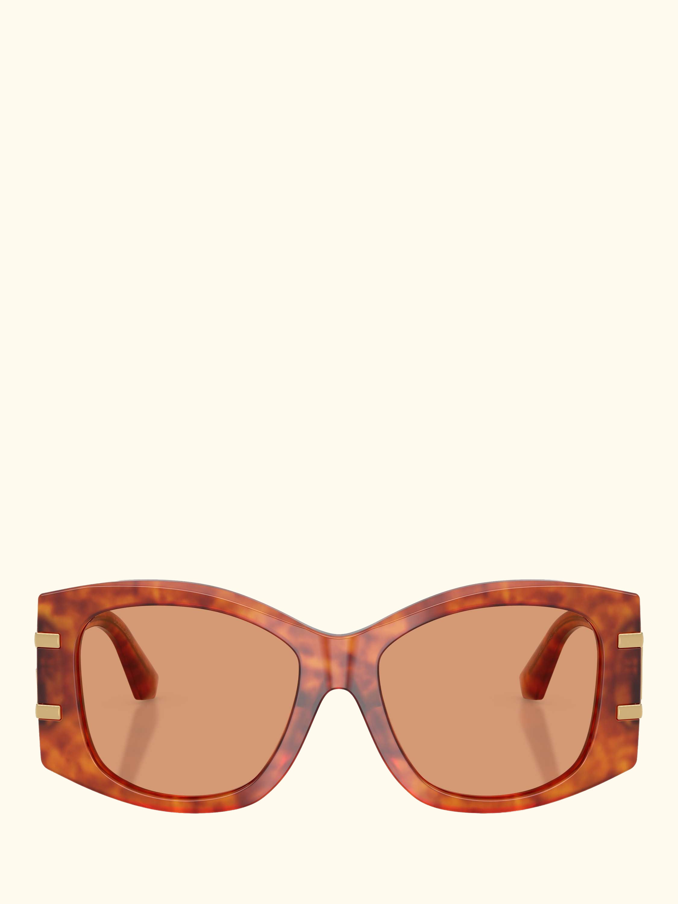 DG4501 Women's Butterfly Sunglasses, Light Brown/Brown