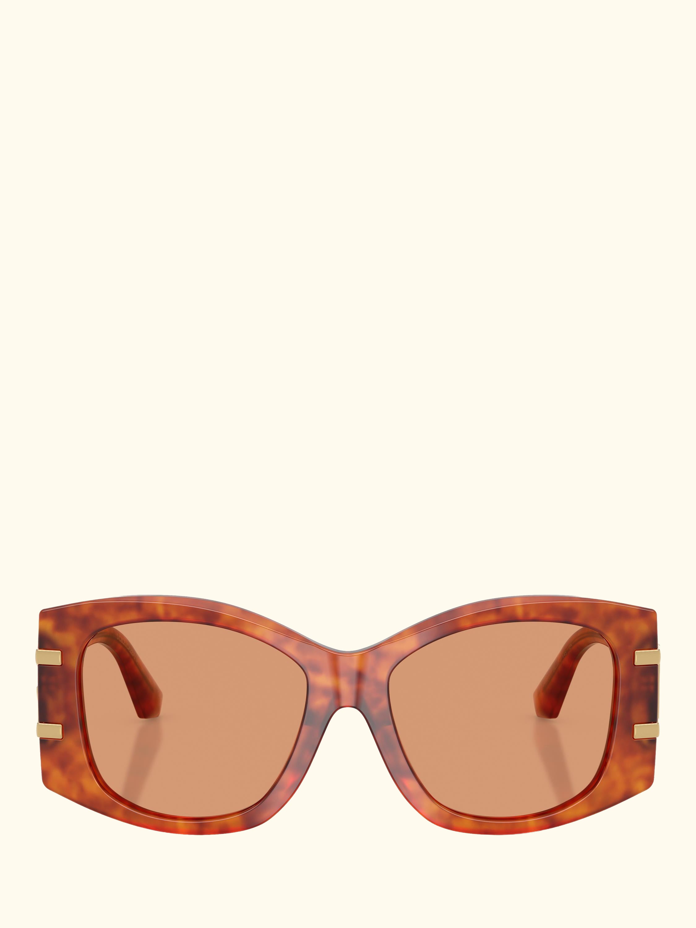 DG4501 Women's Butterfly Sunglasses, Light Brown/Brown