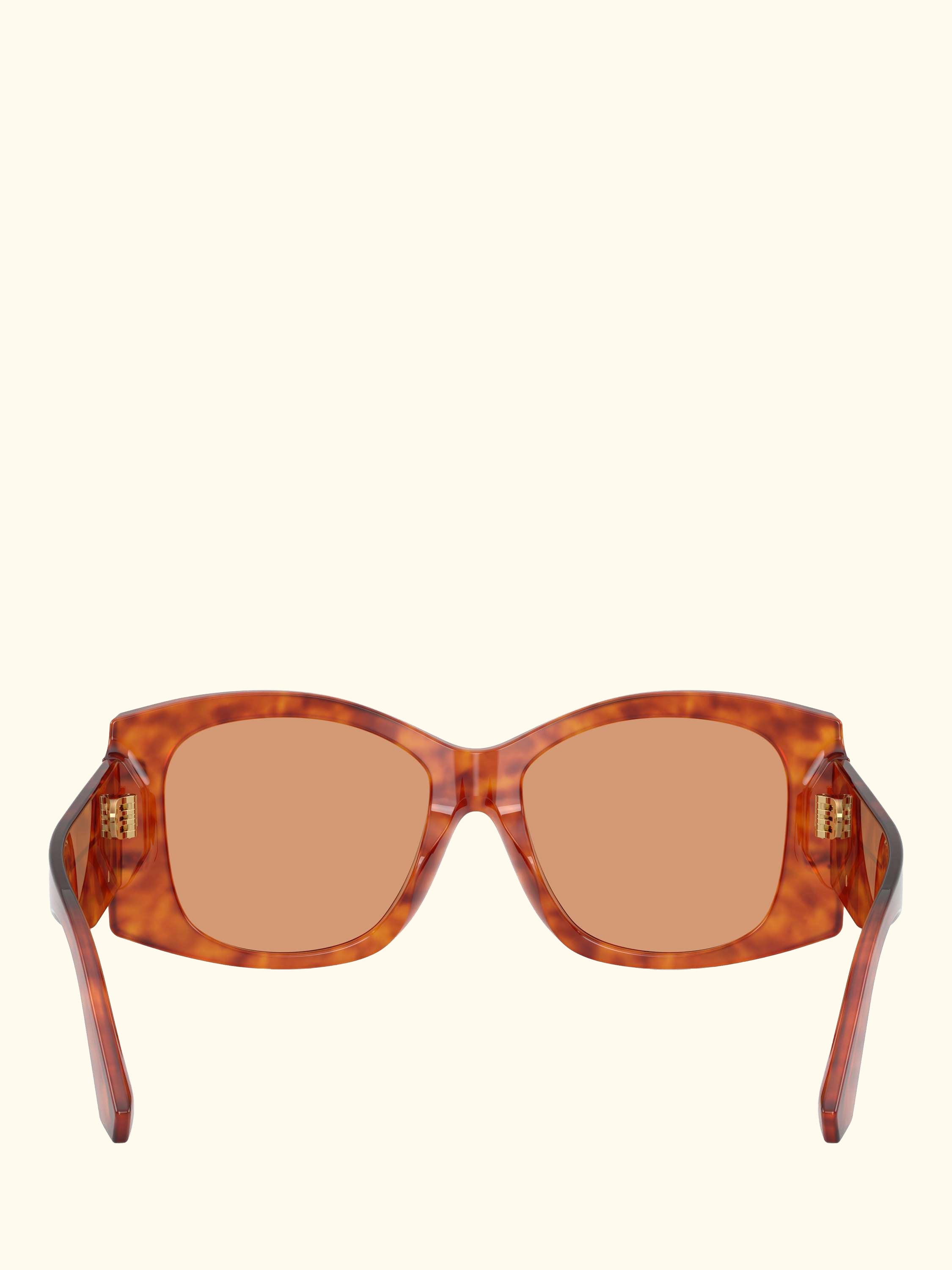 DG4501 Women's Butterfly Sunglasses, Light Brown/Brown