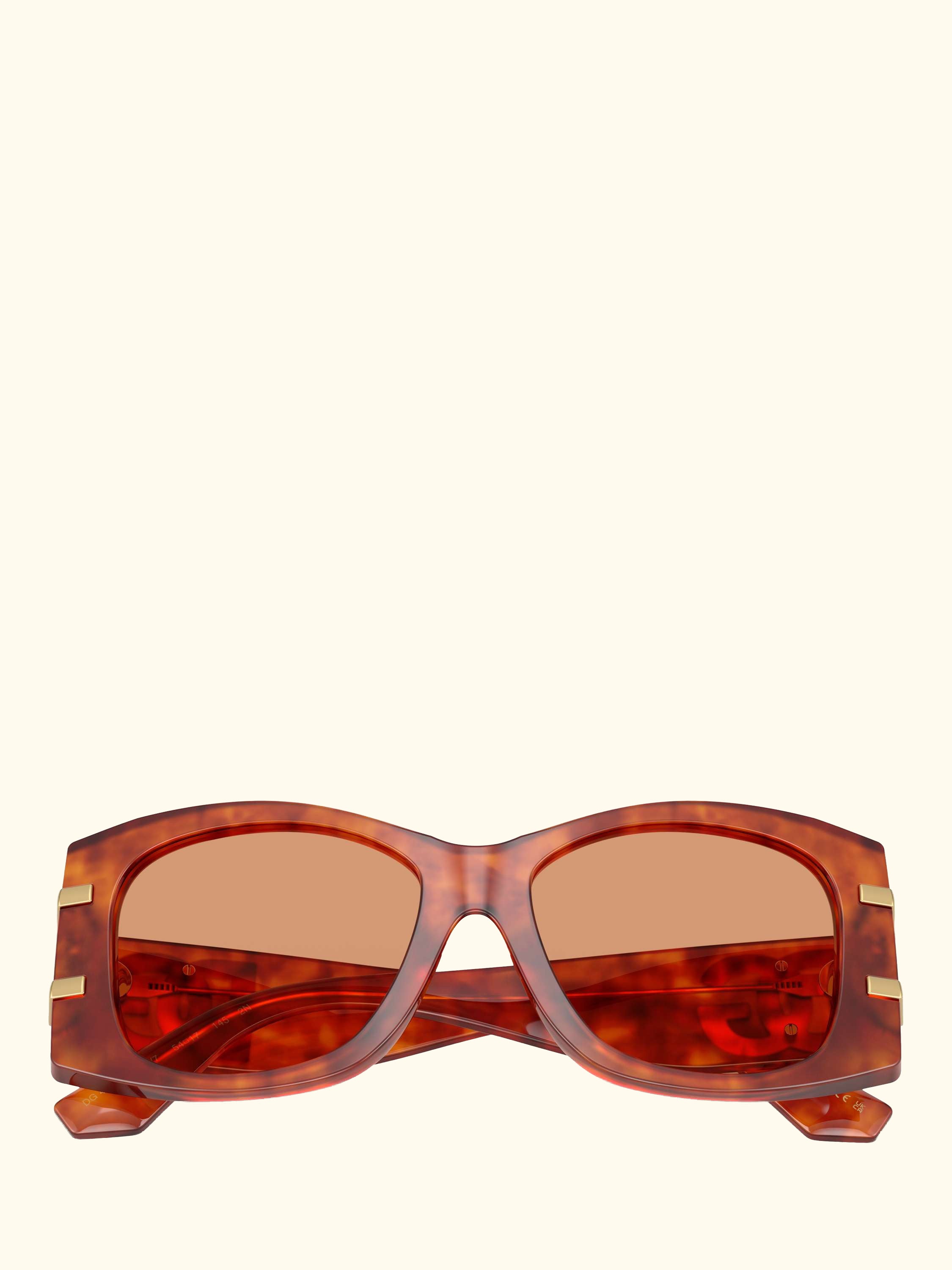 DG4501 Women's Butterfly Sunglasses, Light Brown/Brown