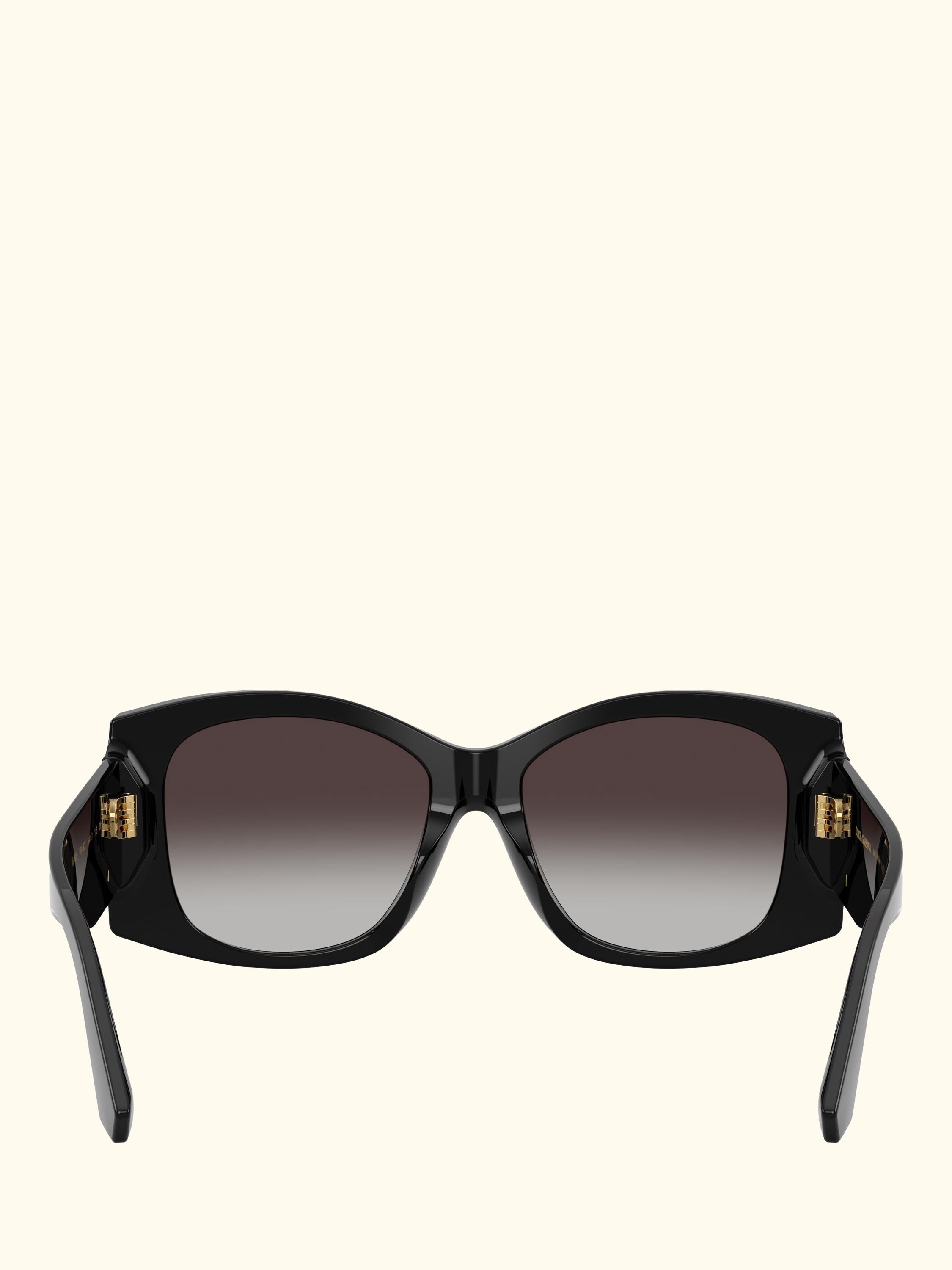 DG4501 Women's Butterfly Sunglasses, Black/Purple Gradient