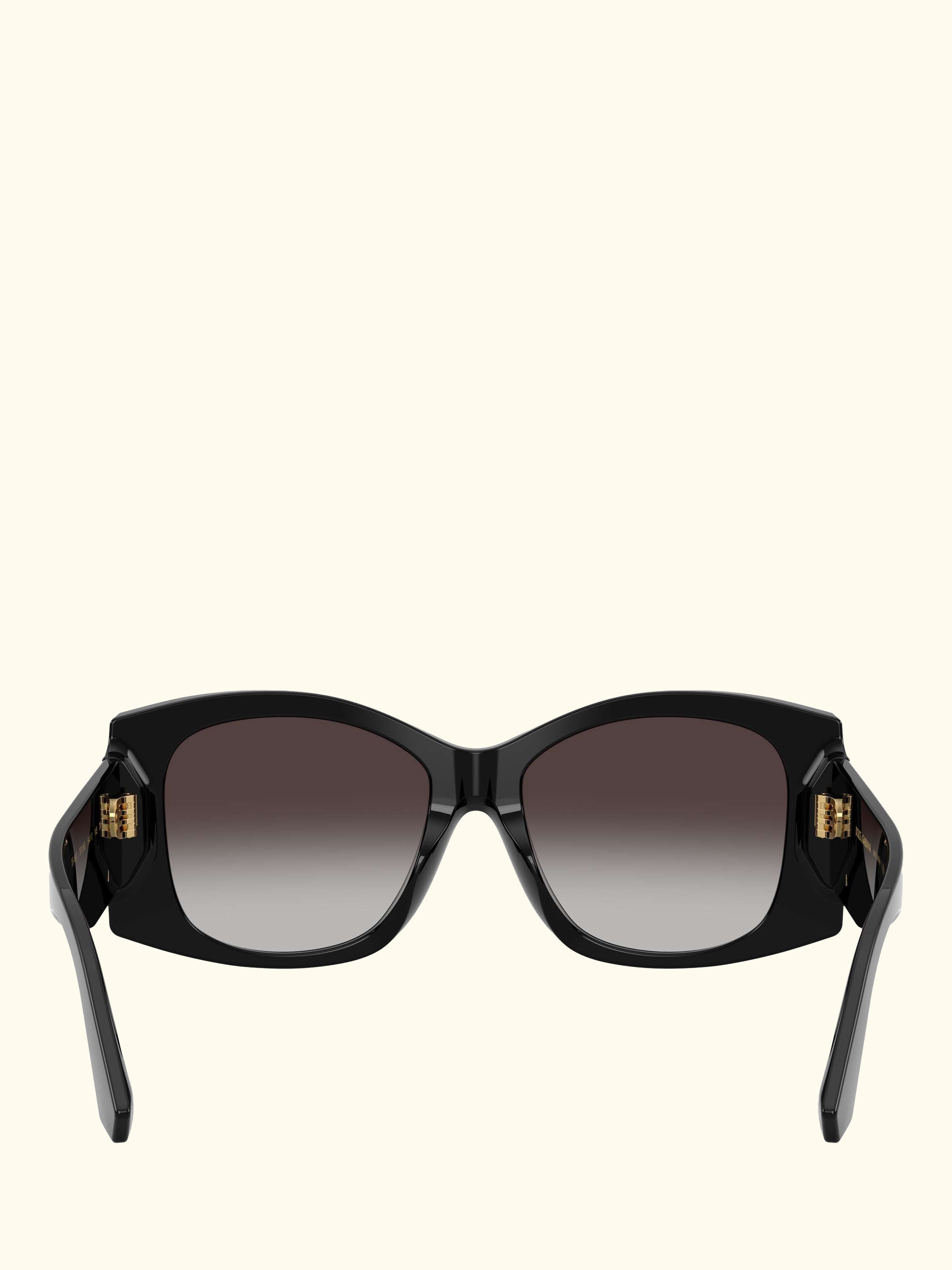 DG4501 Women's Butterfly Sunglasses, Black/Purple Gradient