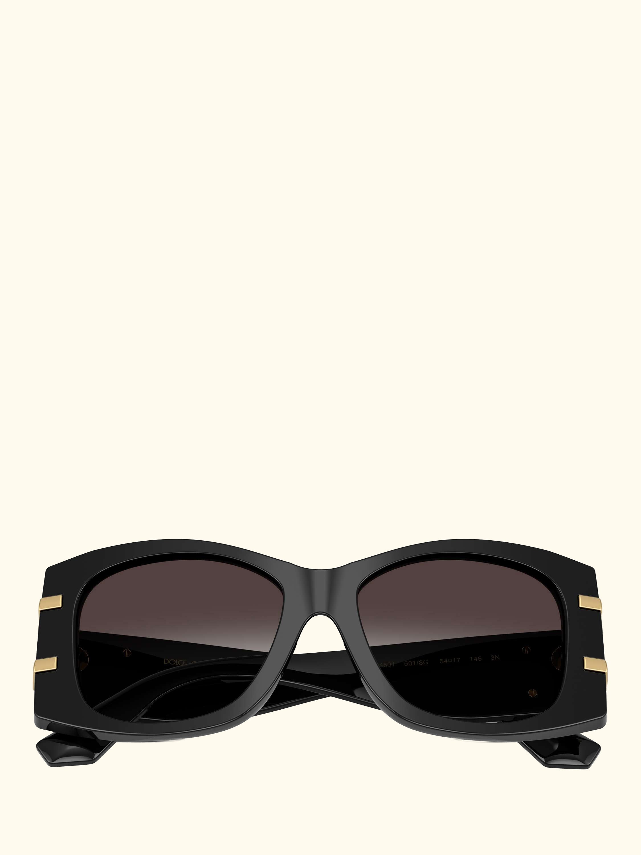DG4501 Women's Butterfly Sunglasses, Black/Purple Gradient