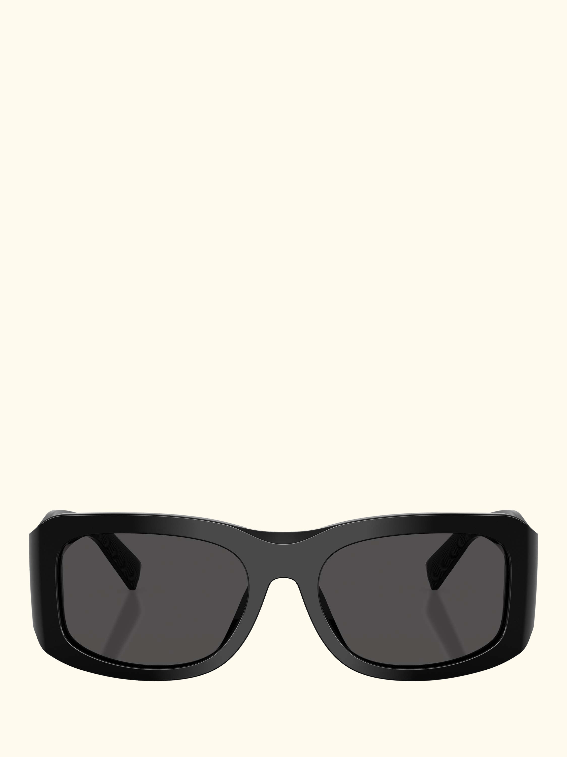 DG4503 Men's Rectangular Sunglasses, Black