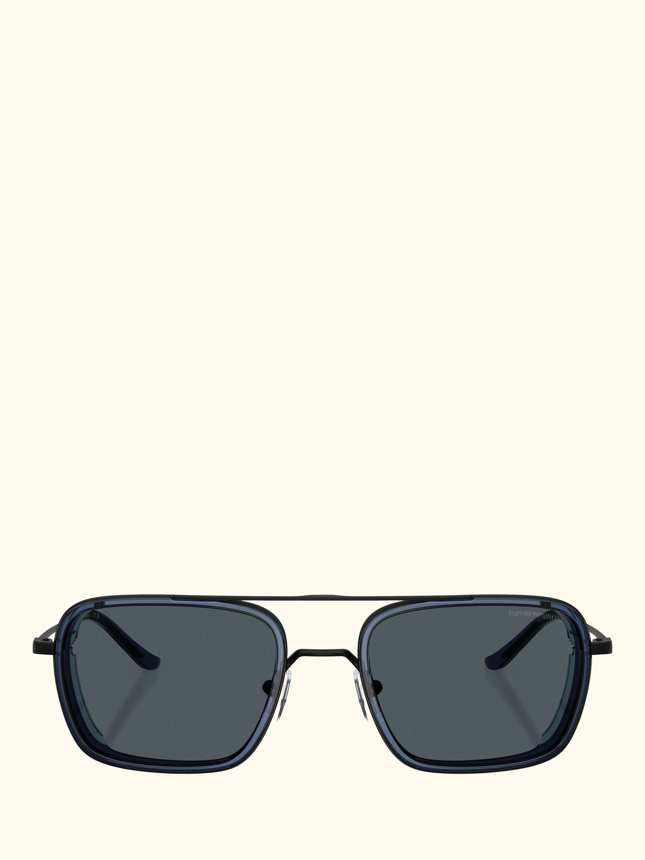 EA2162 Square Sunglasses, Black
