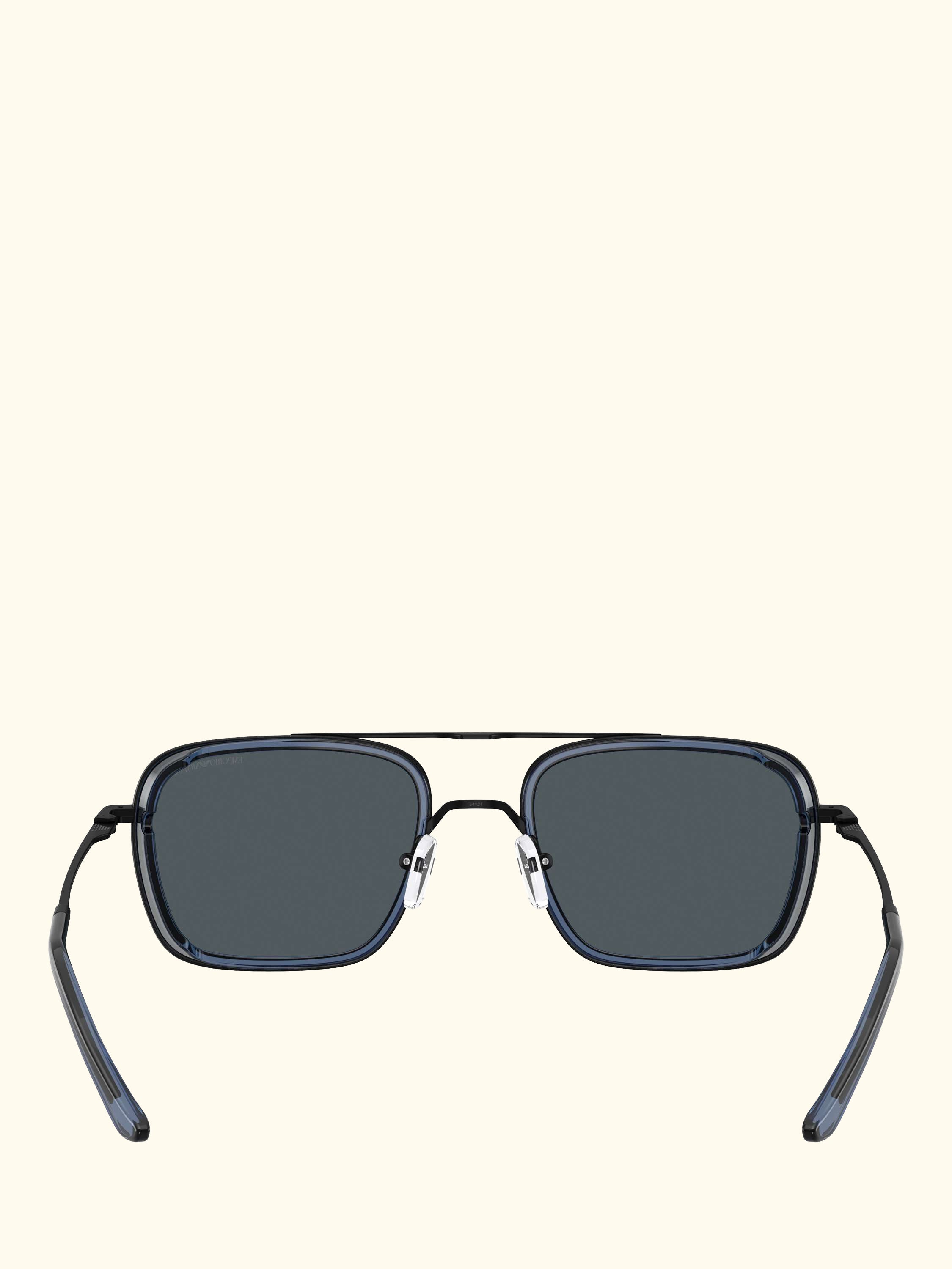 EA2162 Square Sunglasses, Black