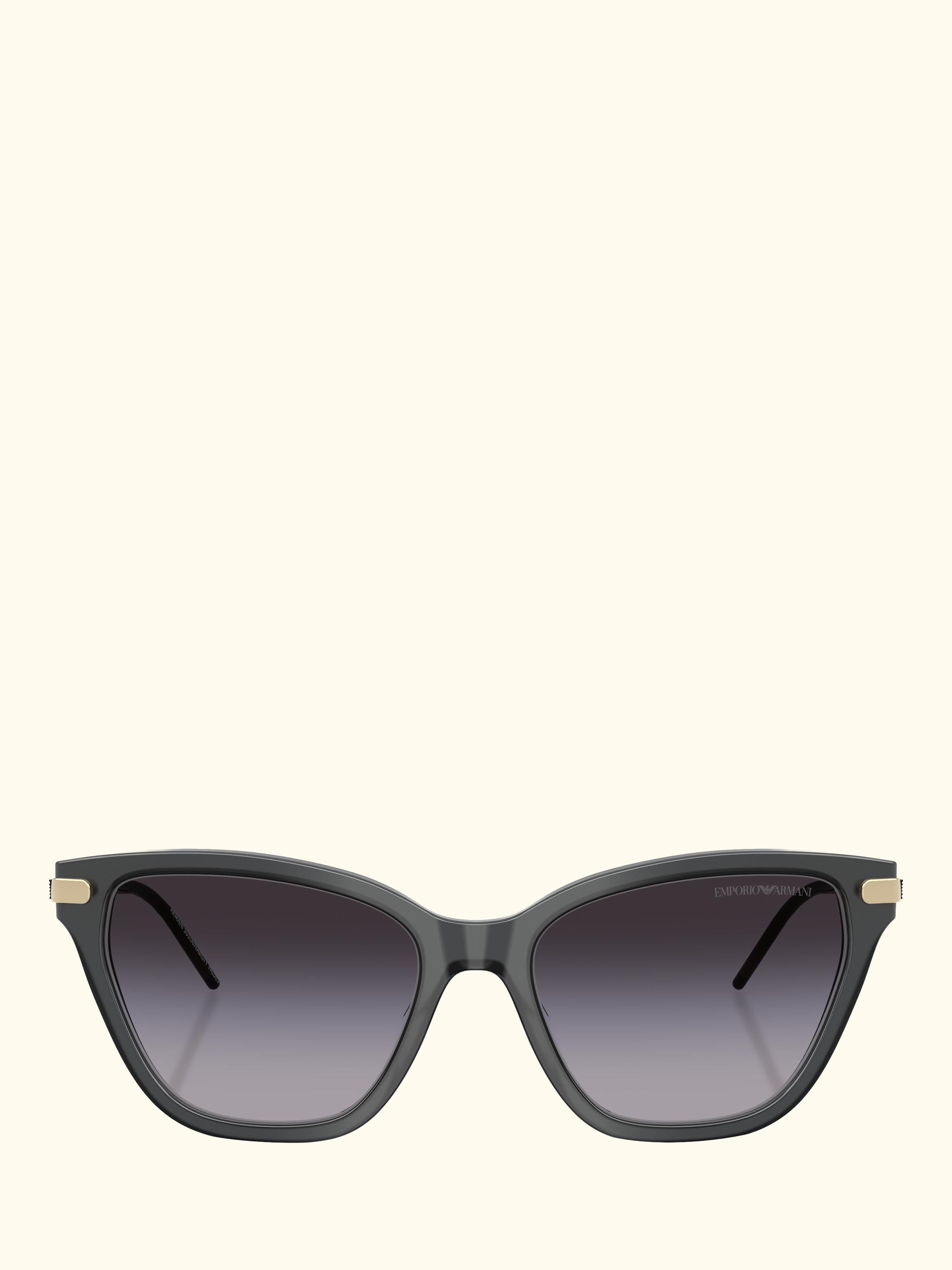 EA4251 Cat's Eye Sunglasses, Grey/Grey Gradient
