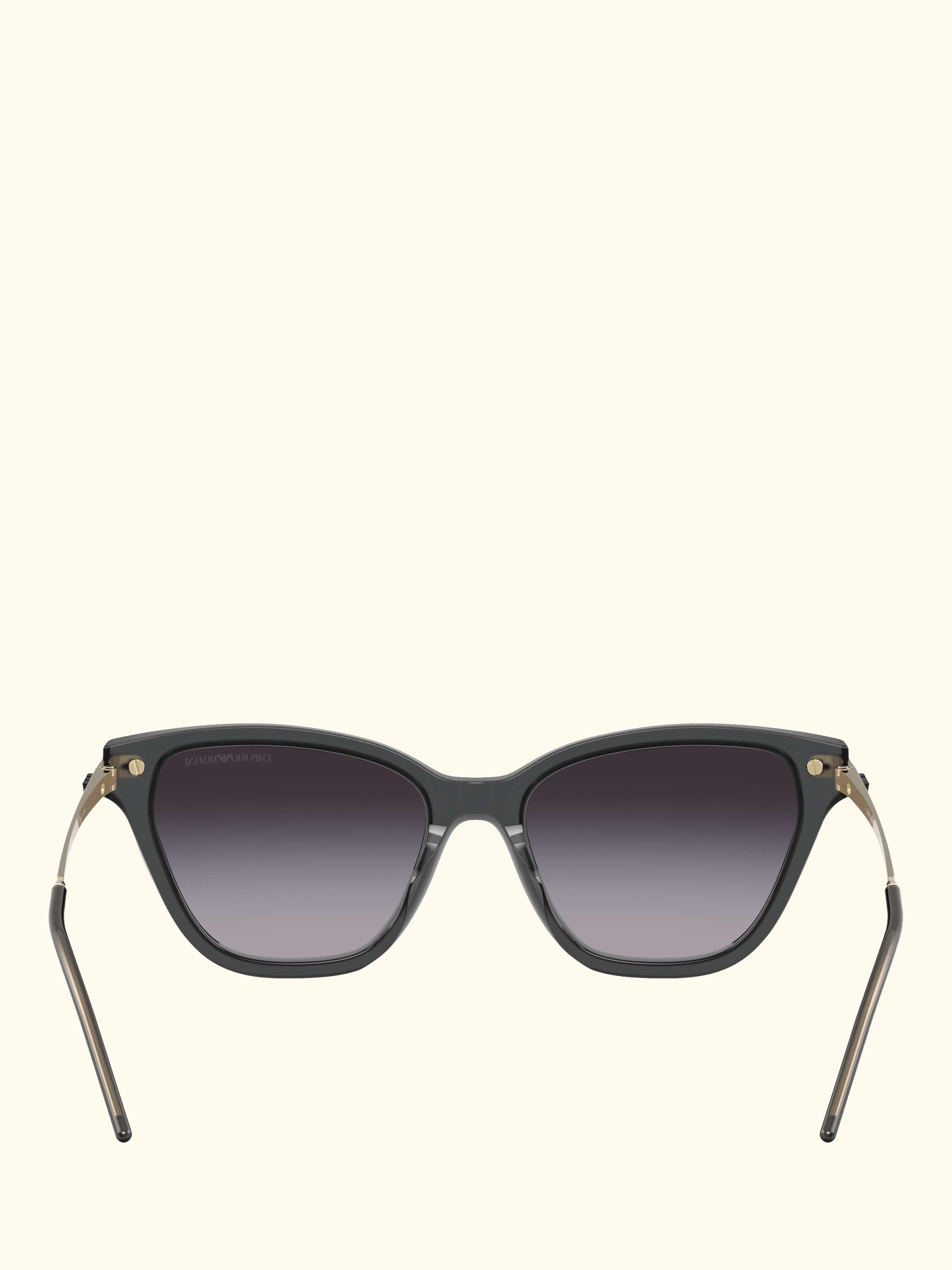 EA4251 Cat's Eye Sunglasses, Grey/Grey Gradient