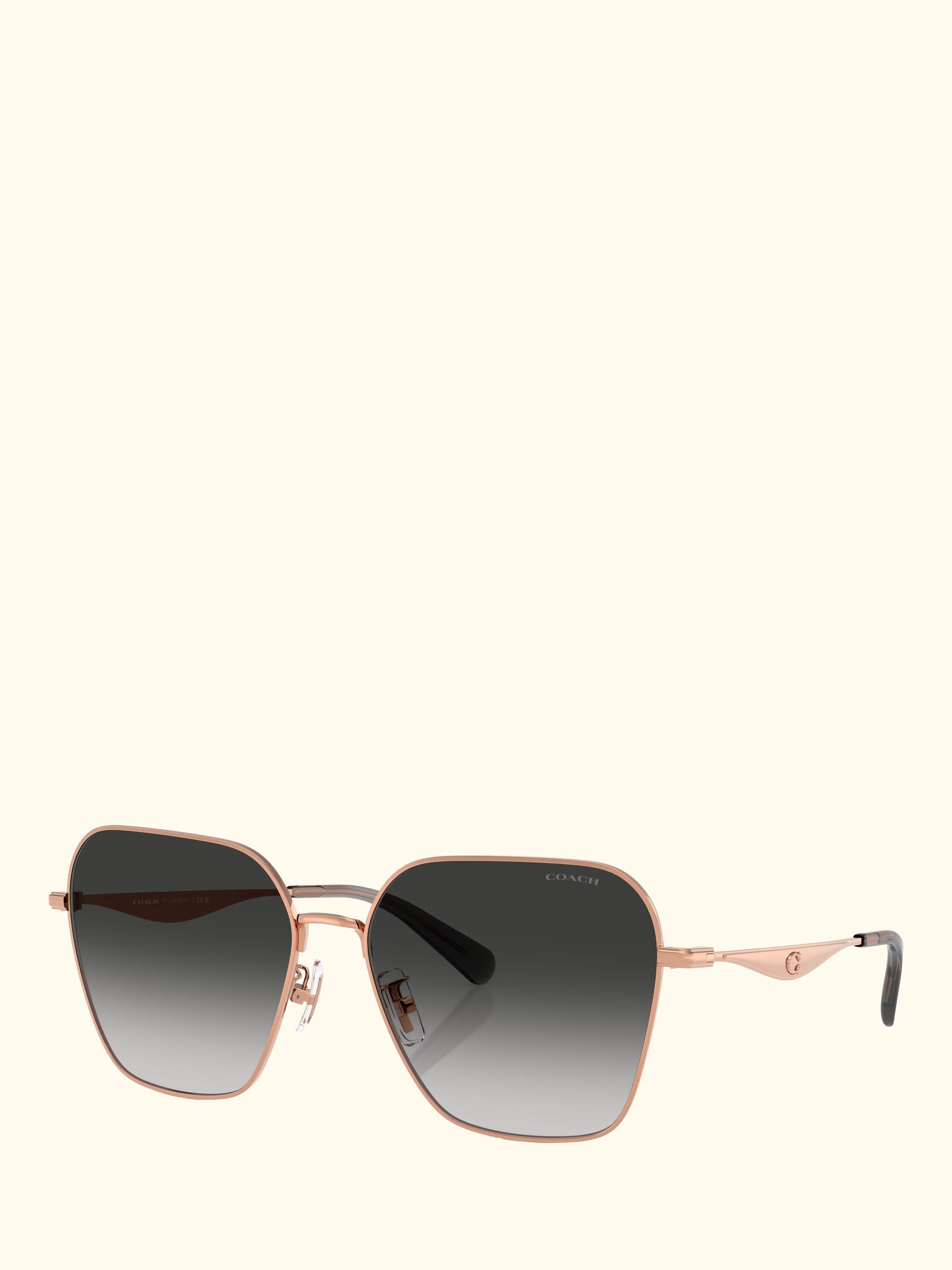HC7168 Women's Irregular Sunglasses, Rose Gold/Black Gradient