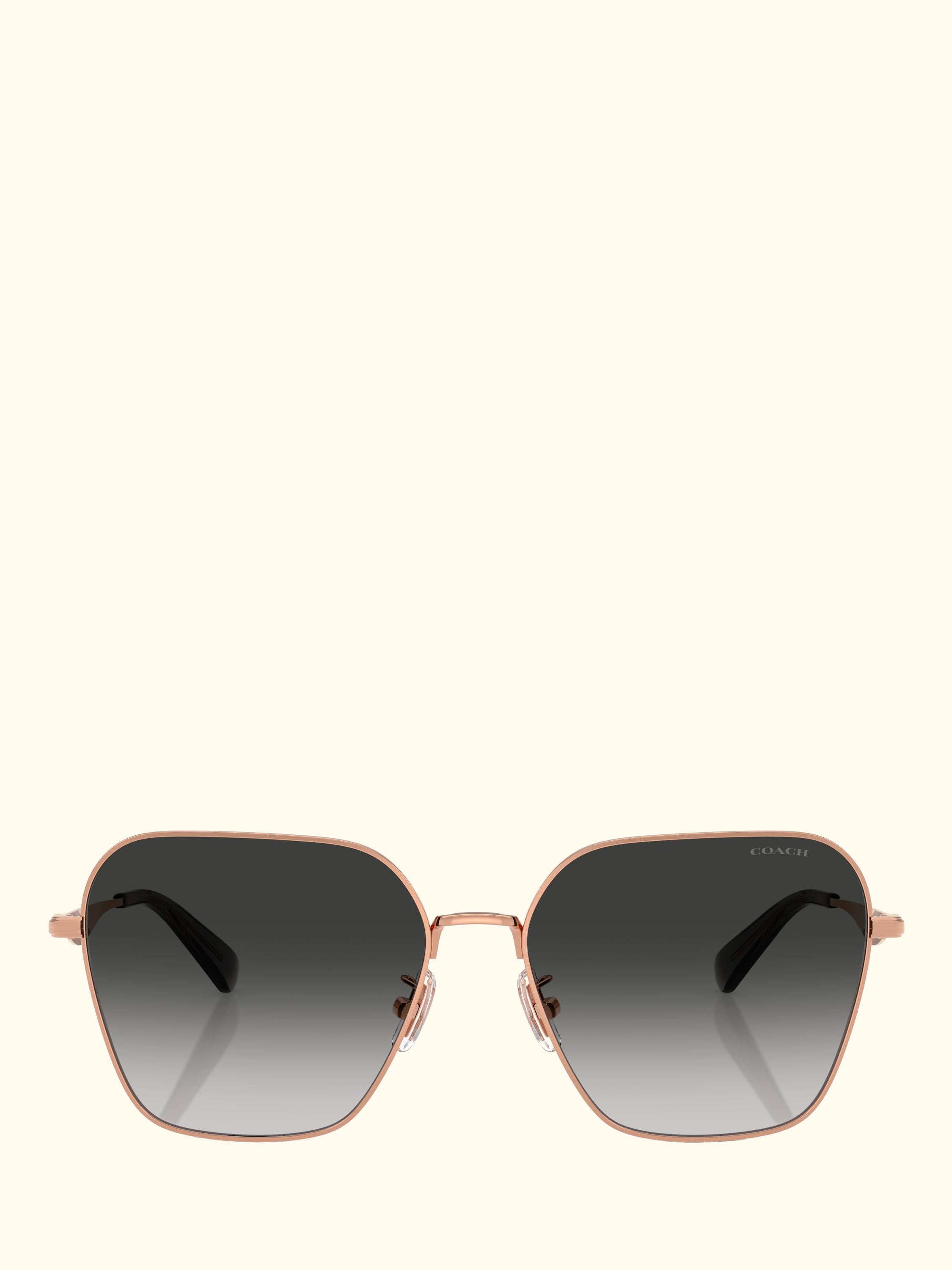 HC7168 Women's Irregular Sunglasses, Rose Gold/Black Gradient