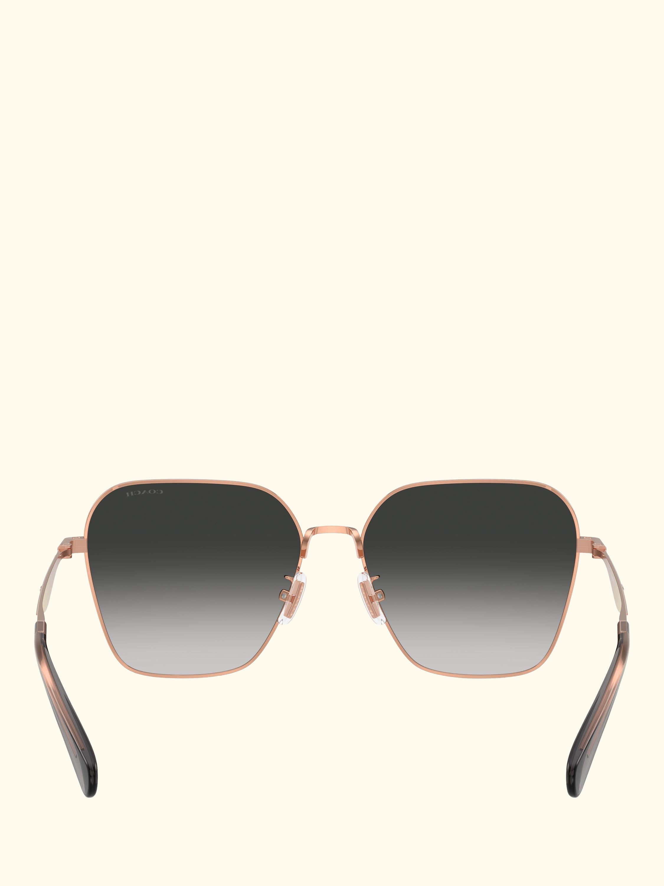 HC7168 Women's Irregular Sunglasses, Rose Gold/Black Gradient