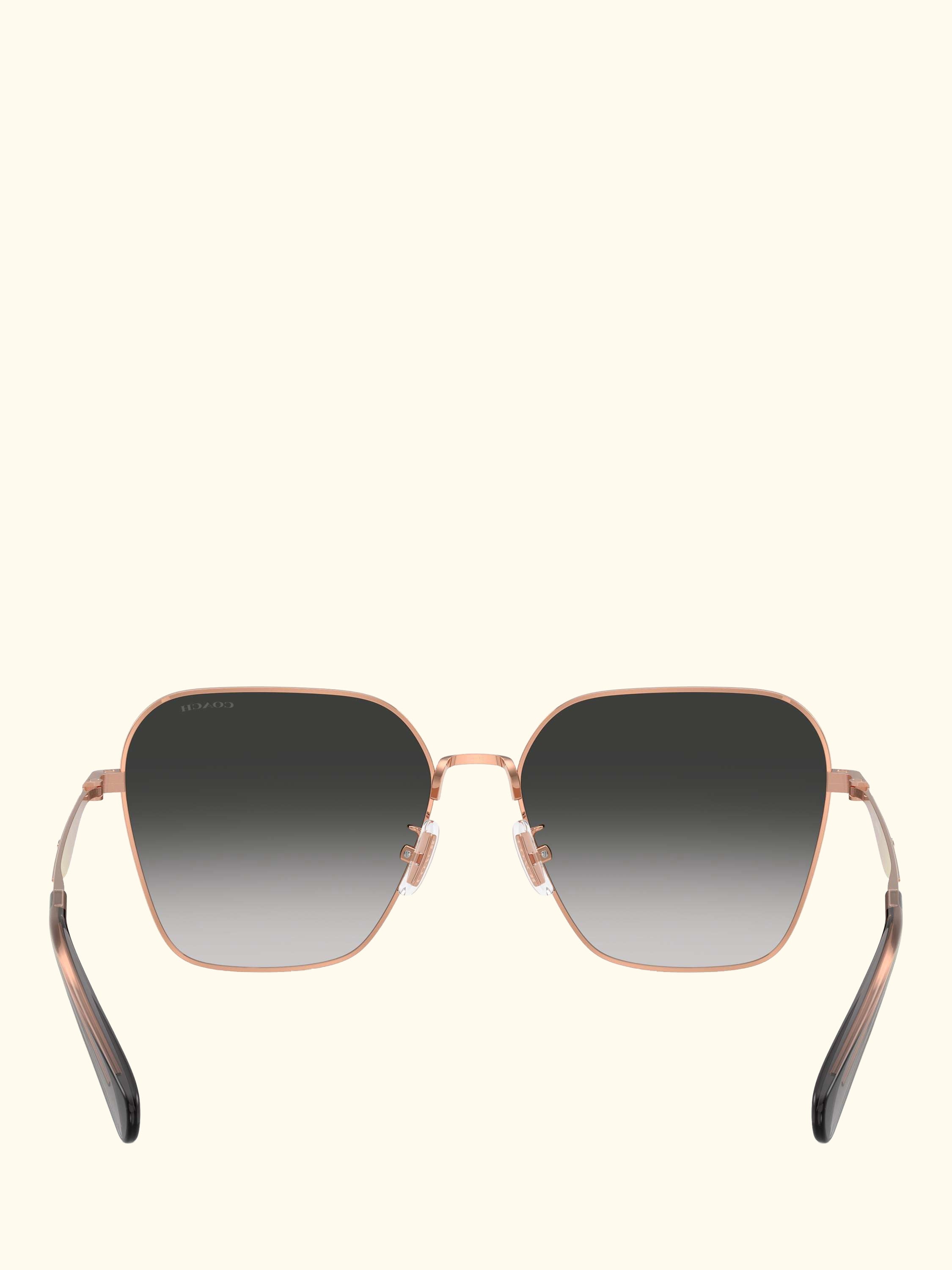 HC7168 Women's Irregular Sunglasses, Rose Gold/Black Gradient
