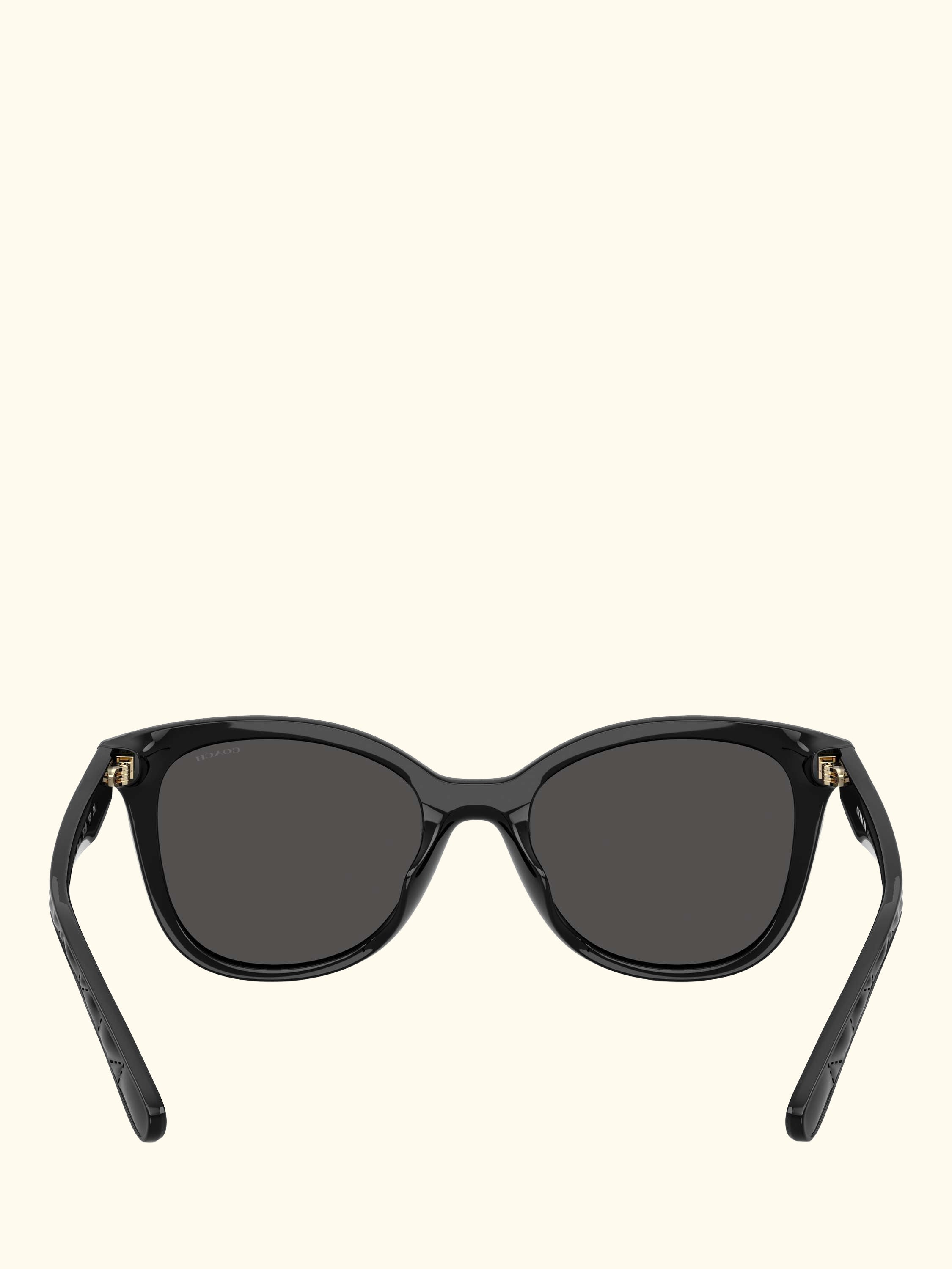 HC8419 Women's Square Sunglasses, Black