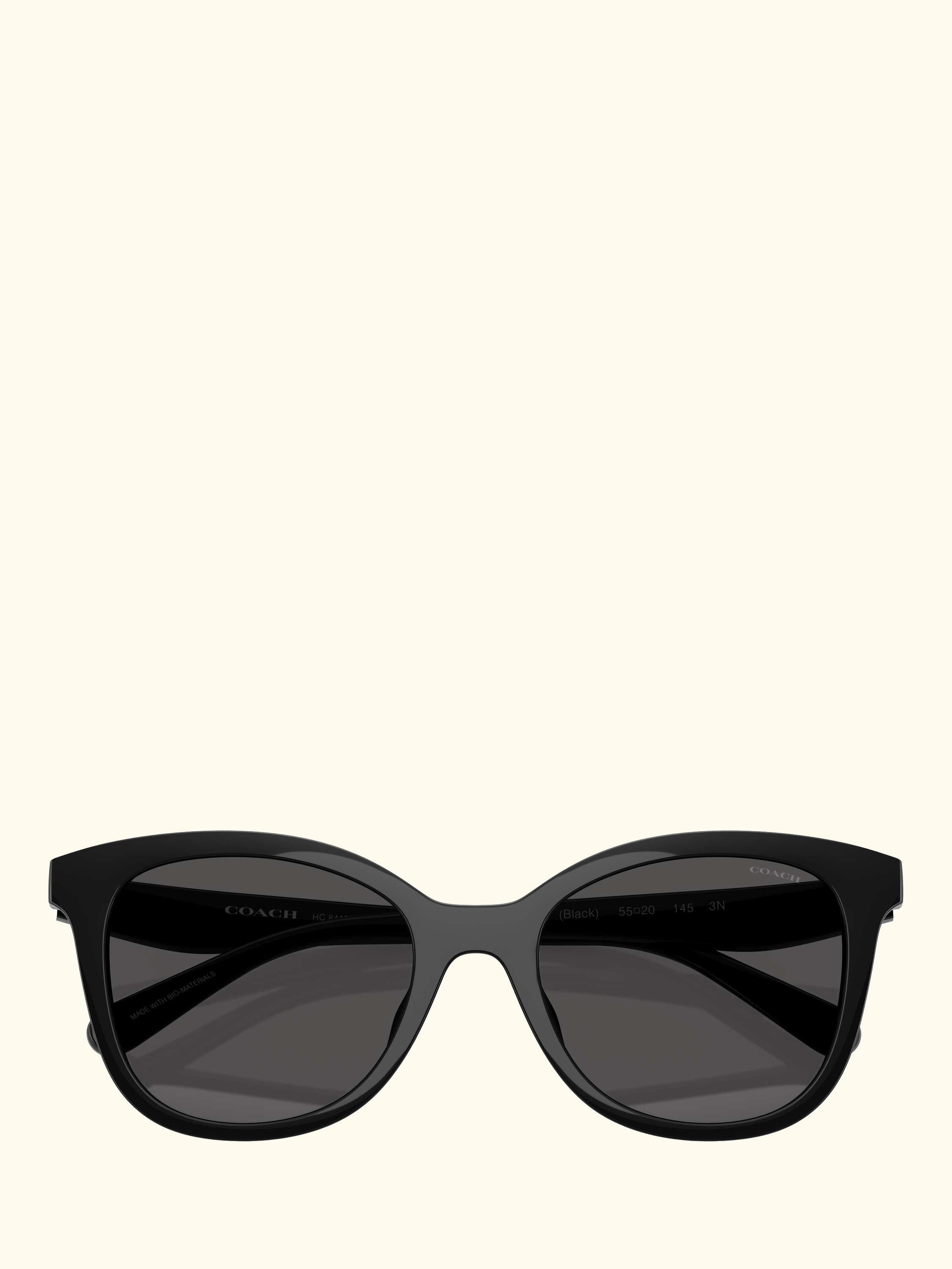 HC8419 Women's Square Sunglasses, Black