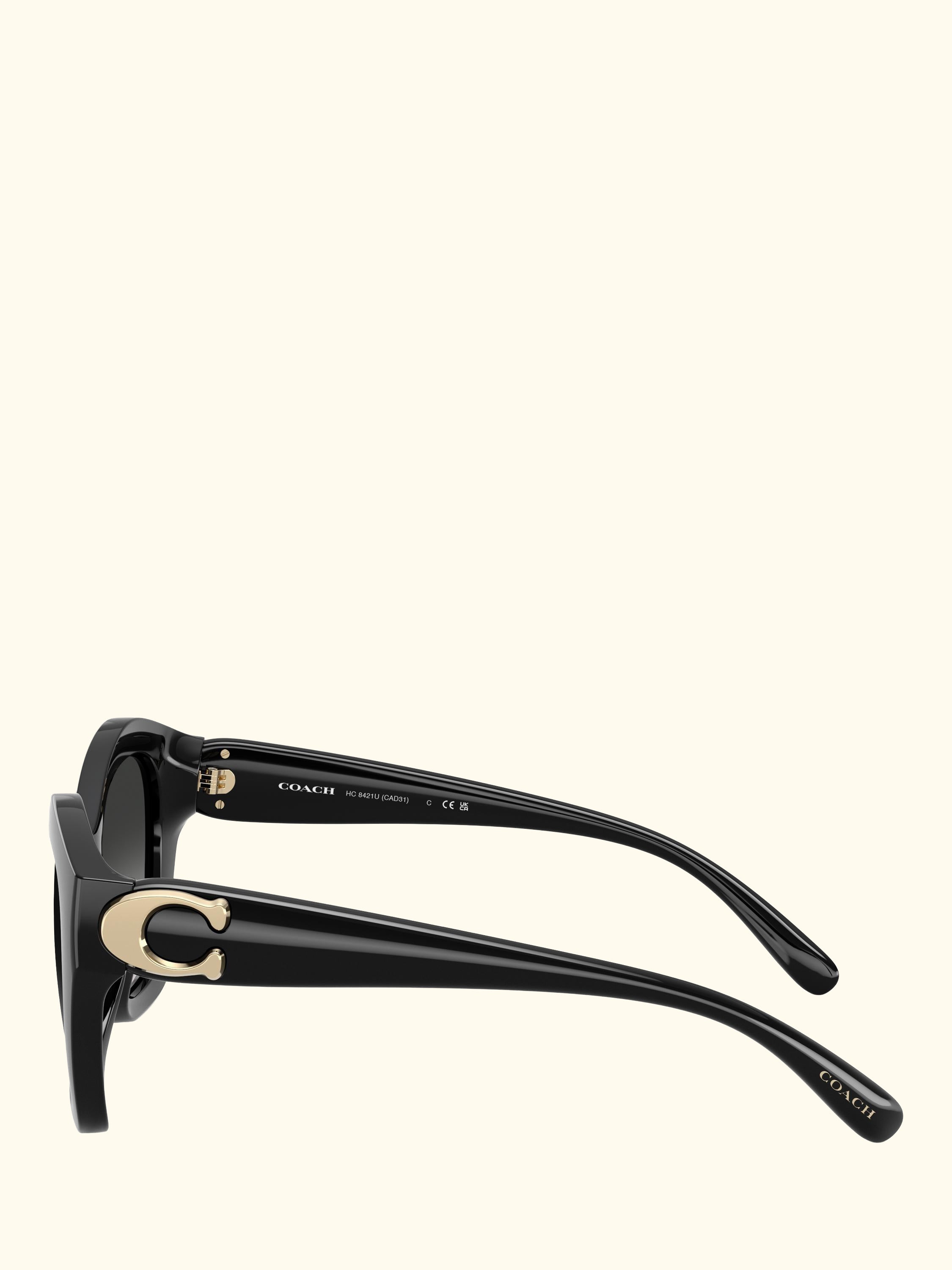 HC8421 Women's Irregular Sunglasses, Black/Grey Gradient