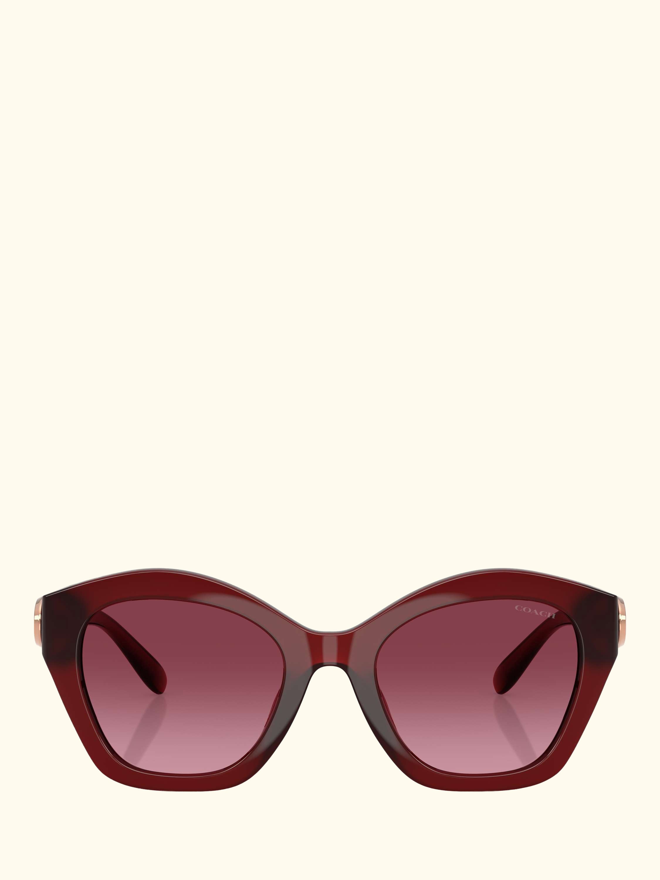 HC8421 Women's Irregular Sunglasses, Dark Red/Red Gradient