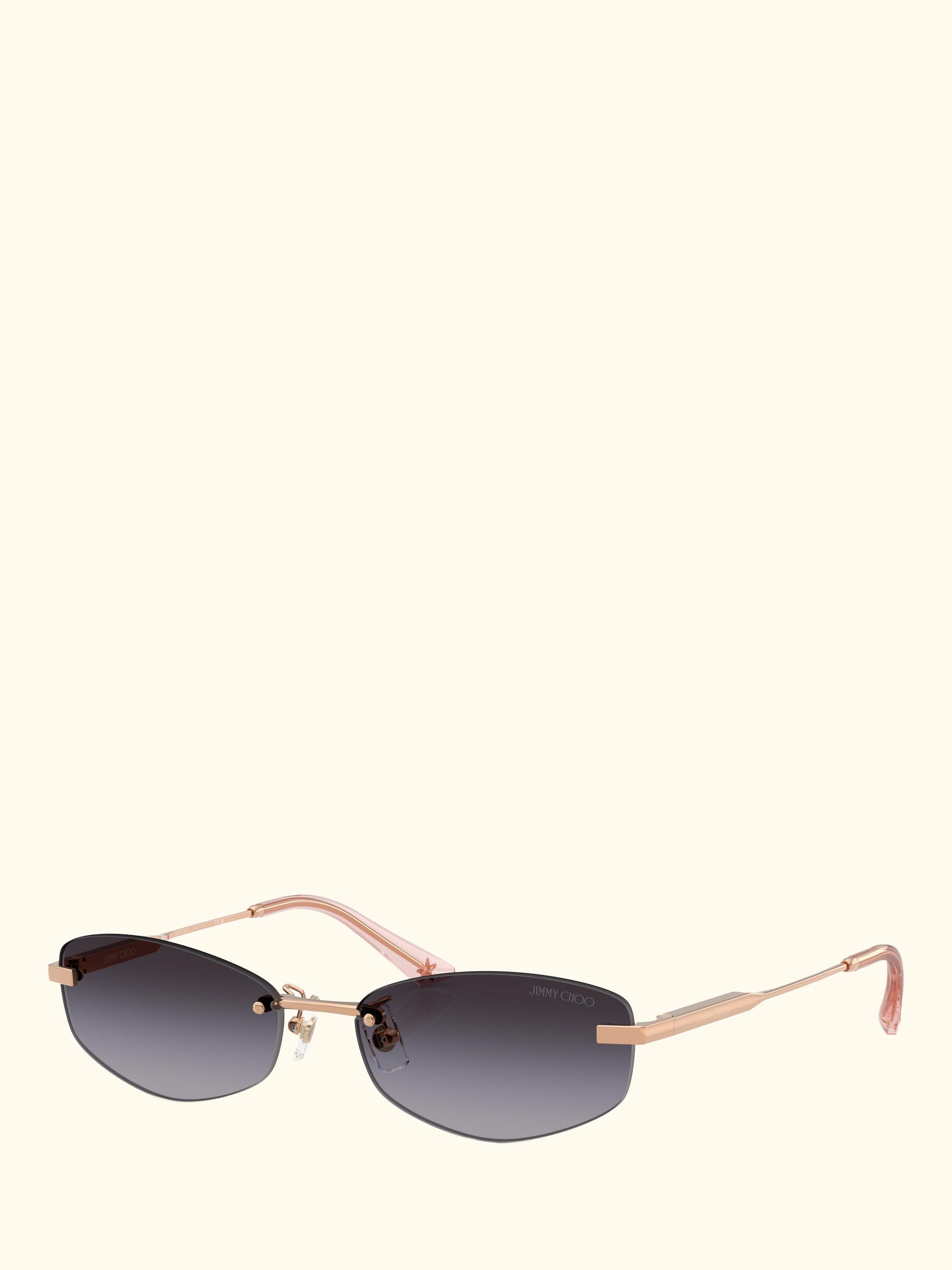 JC4013D Women's Oval Sunglasses, Bronze/Grey Gradient