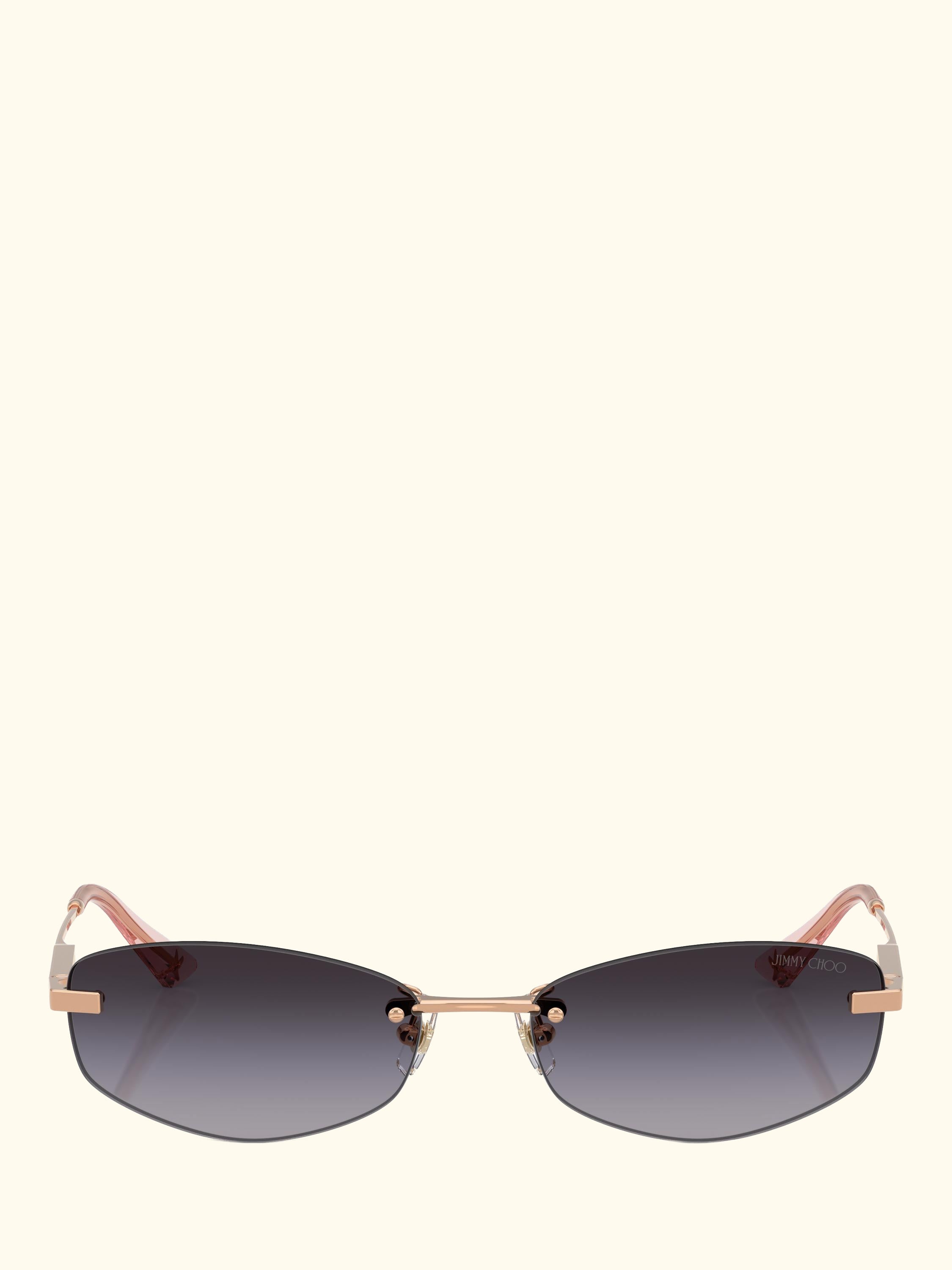 JC4013D Women's Oval Sunglasses, Bronze/Grey Gradient