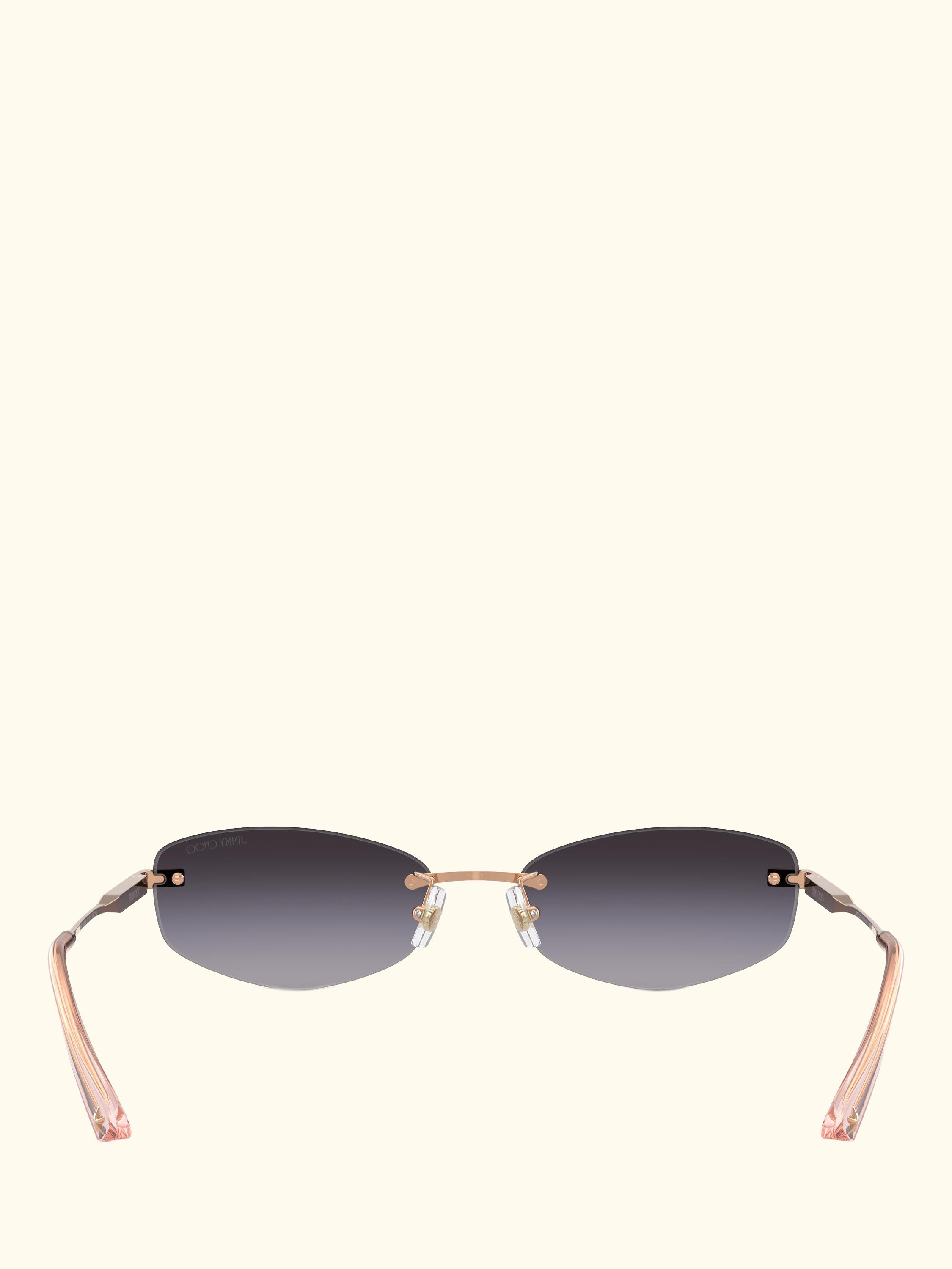 JC4013D Women's Oval Sunglasses, Bronze/Grey Gradient