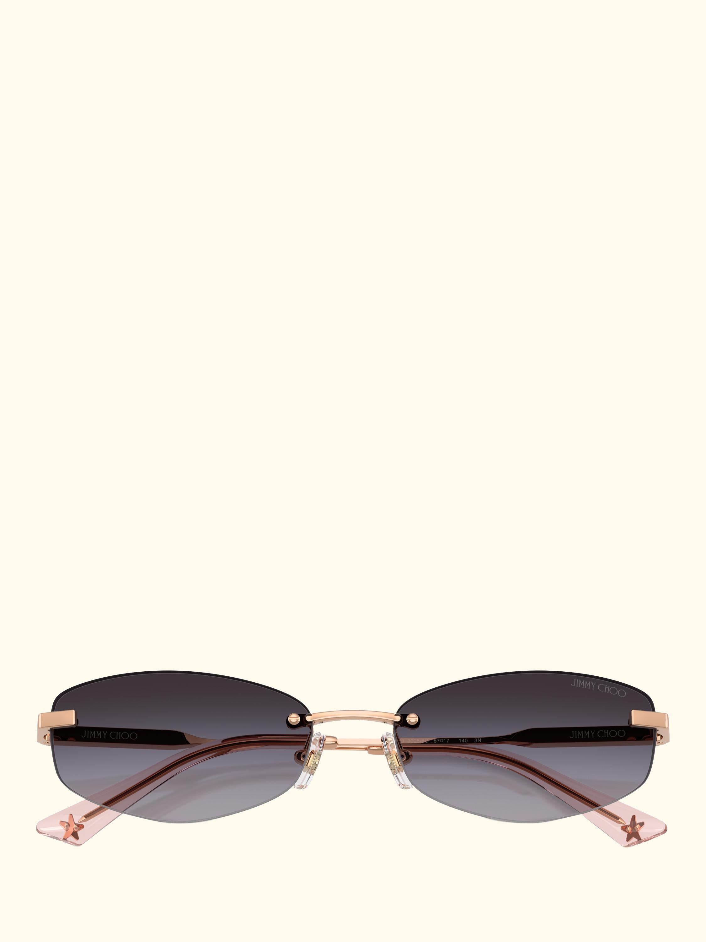 JC4013D Women's Oval Sunglasses, Bronze/Grey Gradient