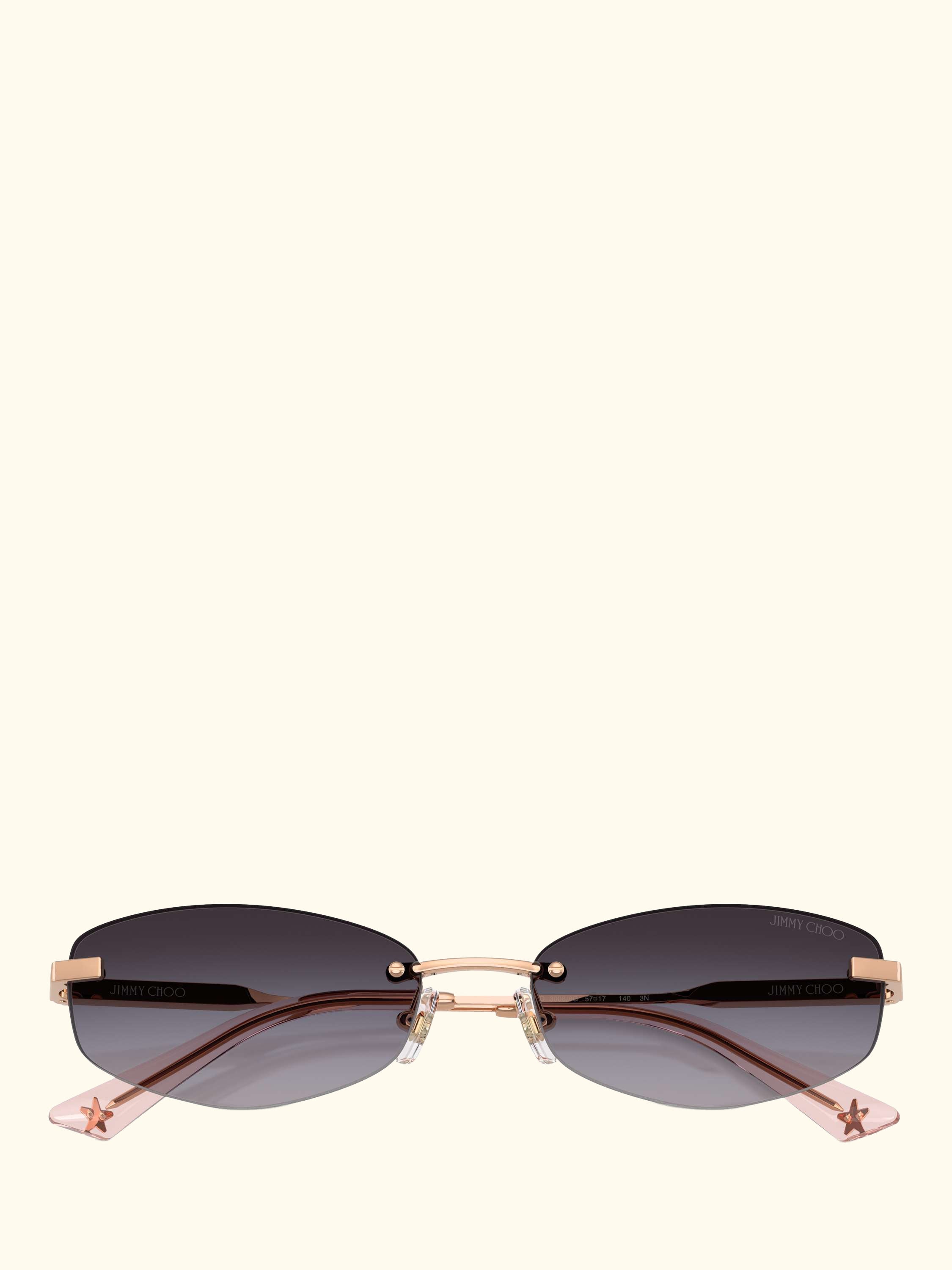 JC4013D Women's Oval Sunglasses, Bronze/Grey Gradient