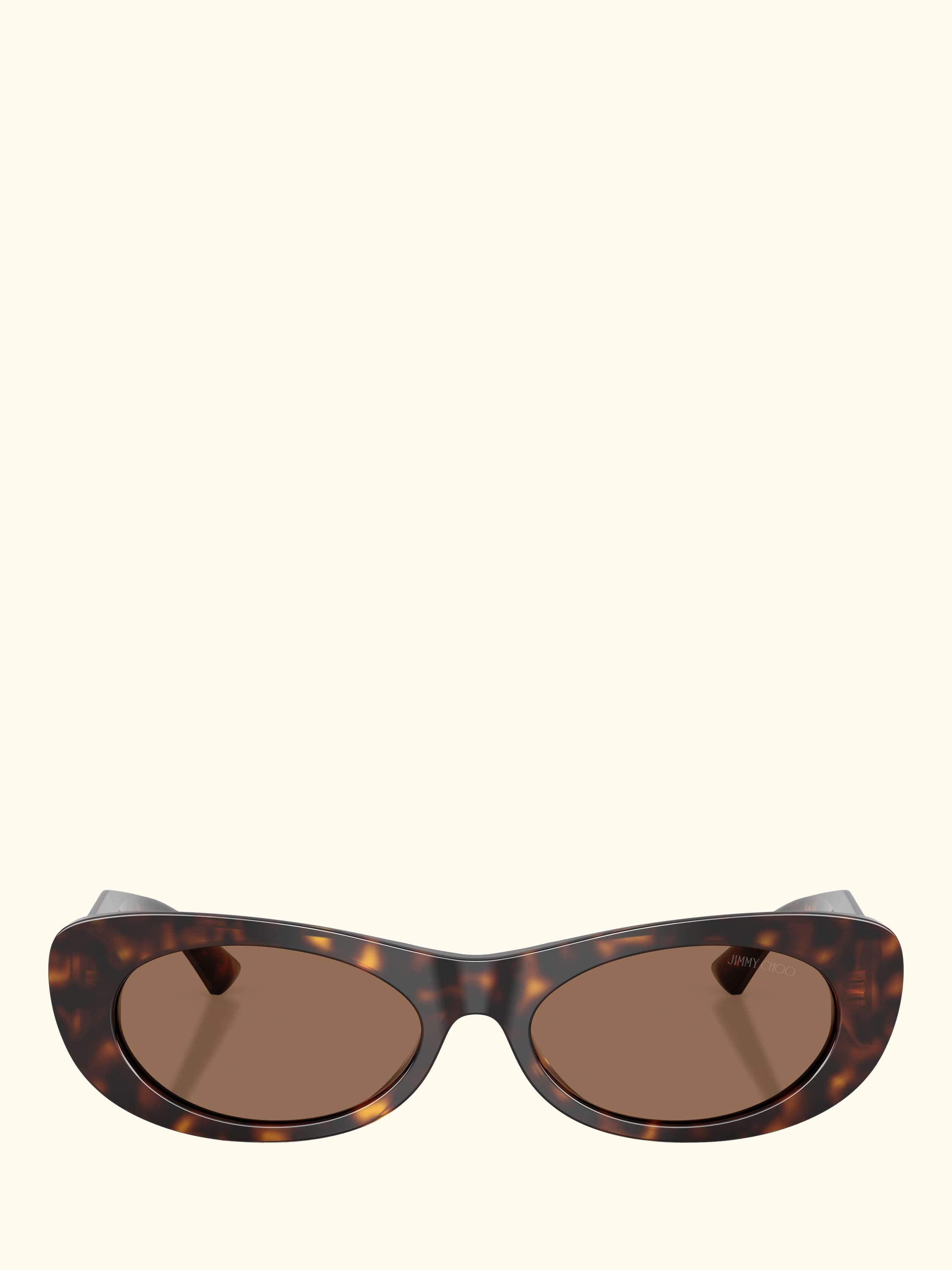 JC5038 Oval Sunglasses, Havana/Brown